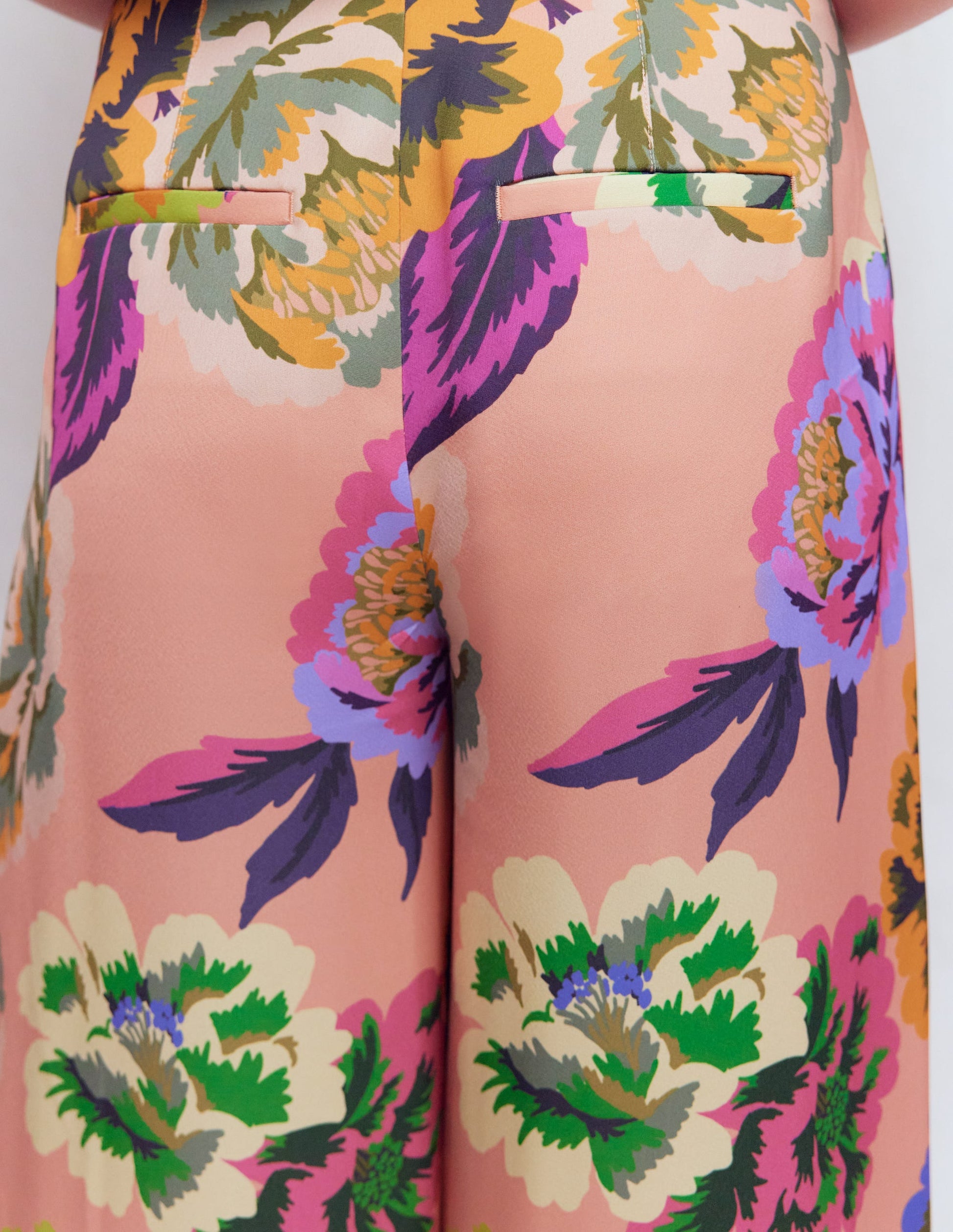 Regent Wide Leg Trousers-Multi, Opulent Blossom-5