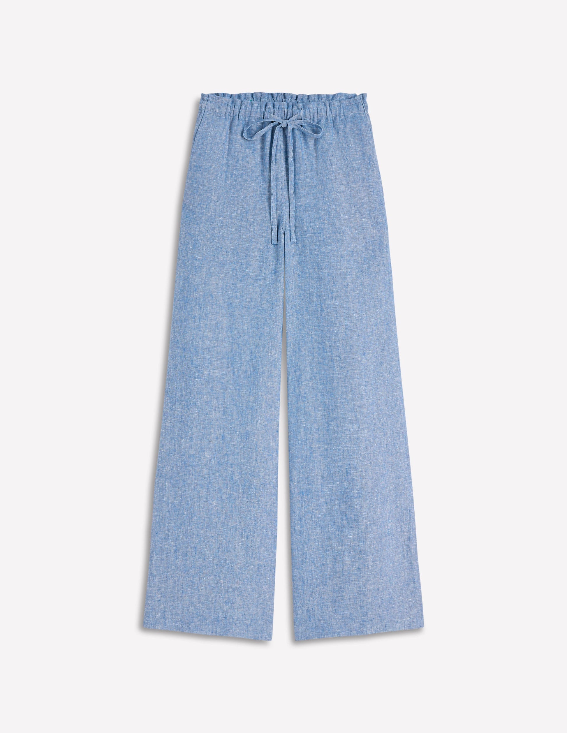 Islington Linen Trousers-Blue Chambray-6