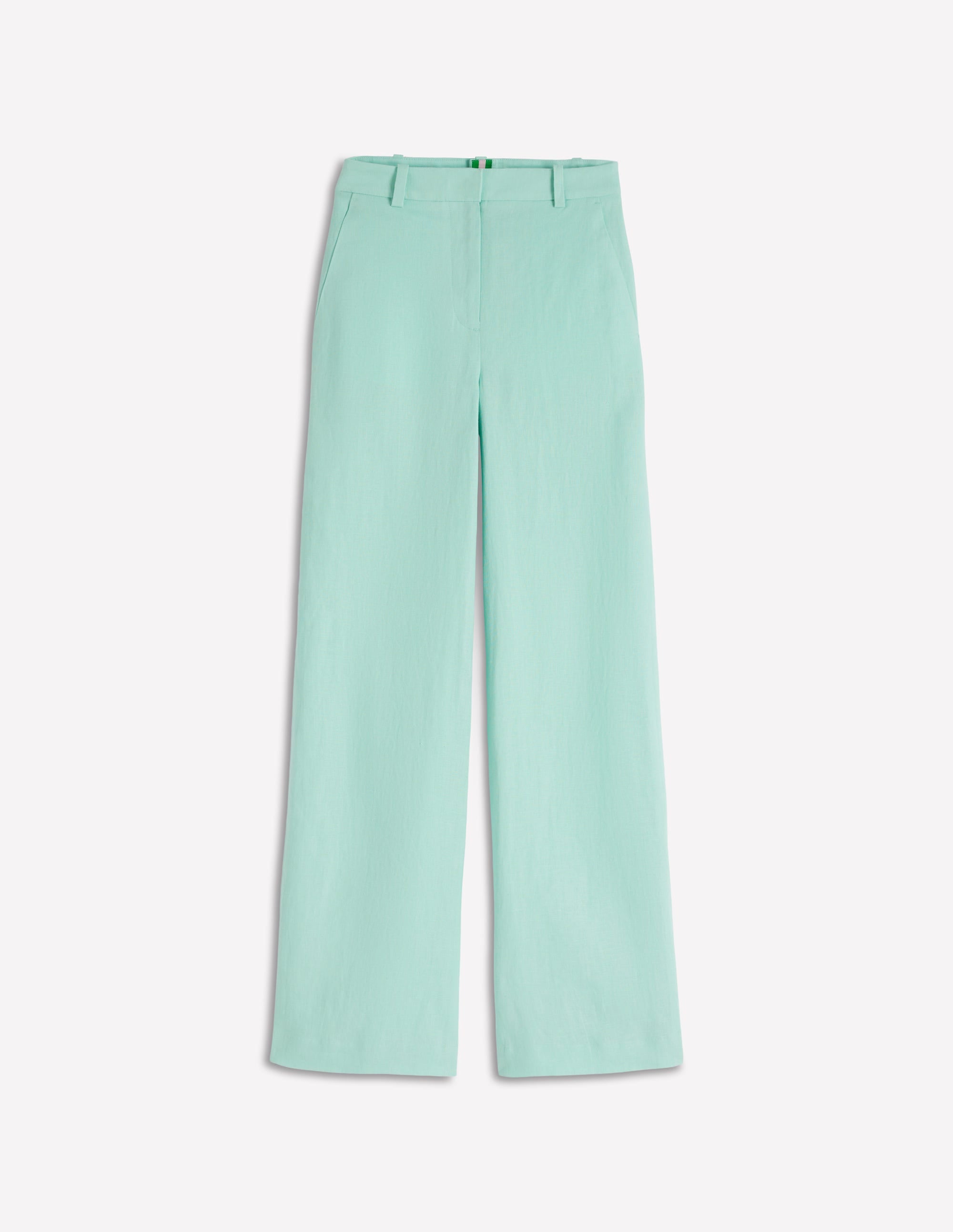 Belgravia Linen Trousers-Spearmint - Image 7