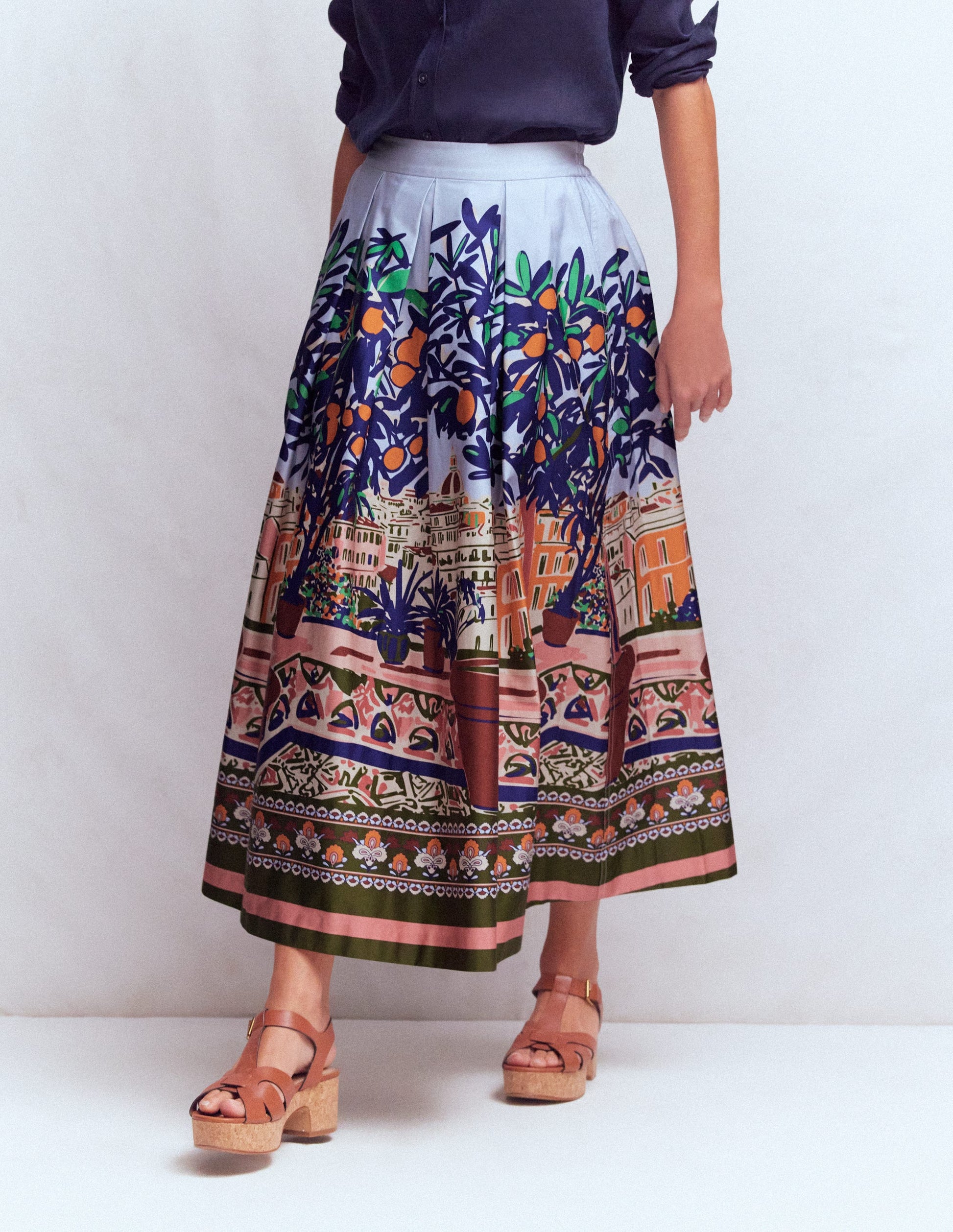 Verity Sateen Skirt-Multi, Balcony Scene-5