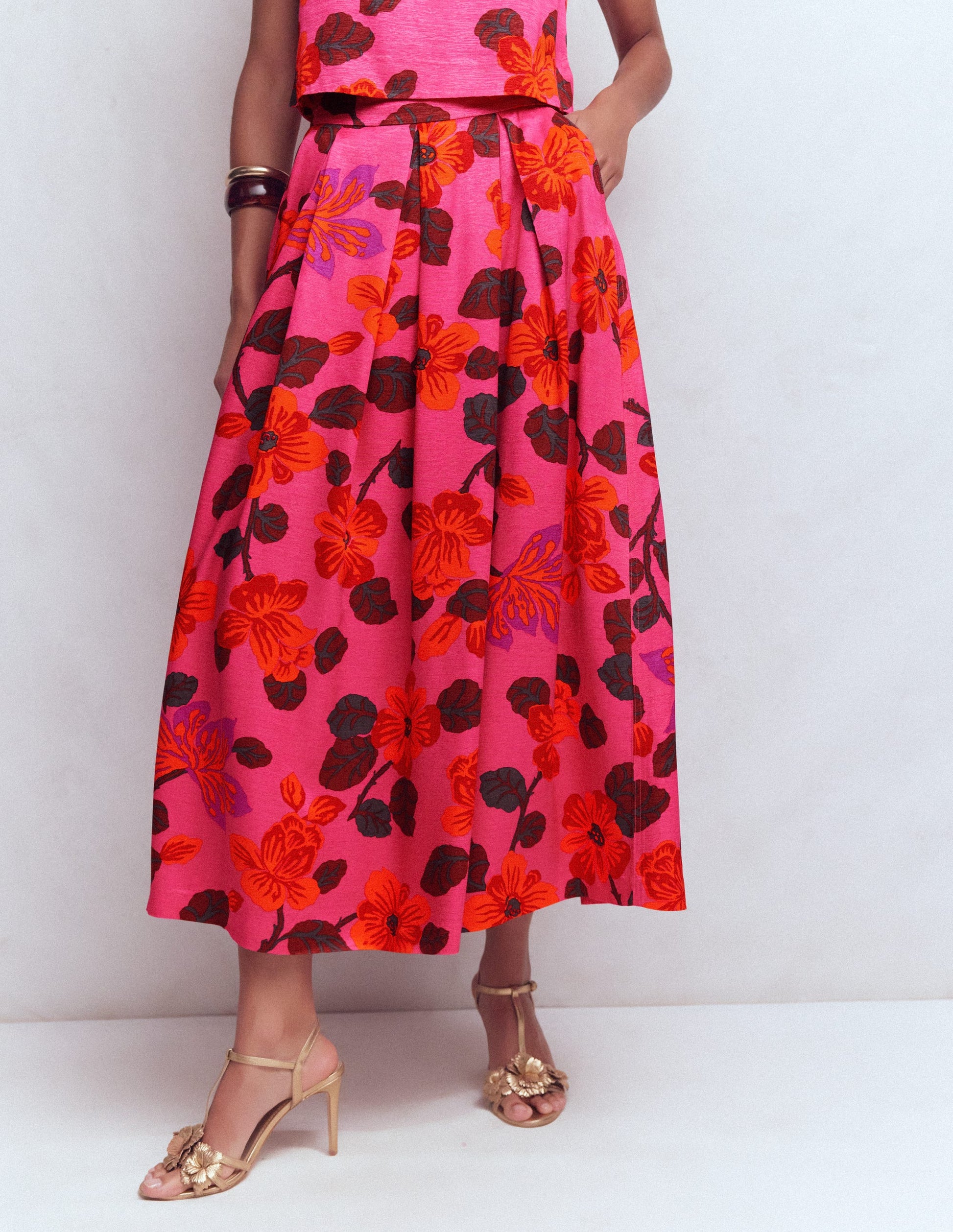 Verity Maxi Skirt-Pink, Elaborate Blossom-6