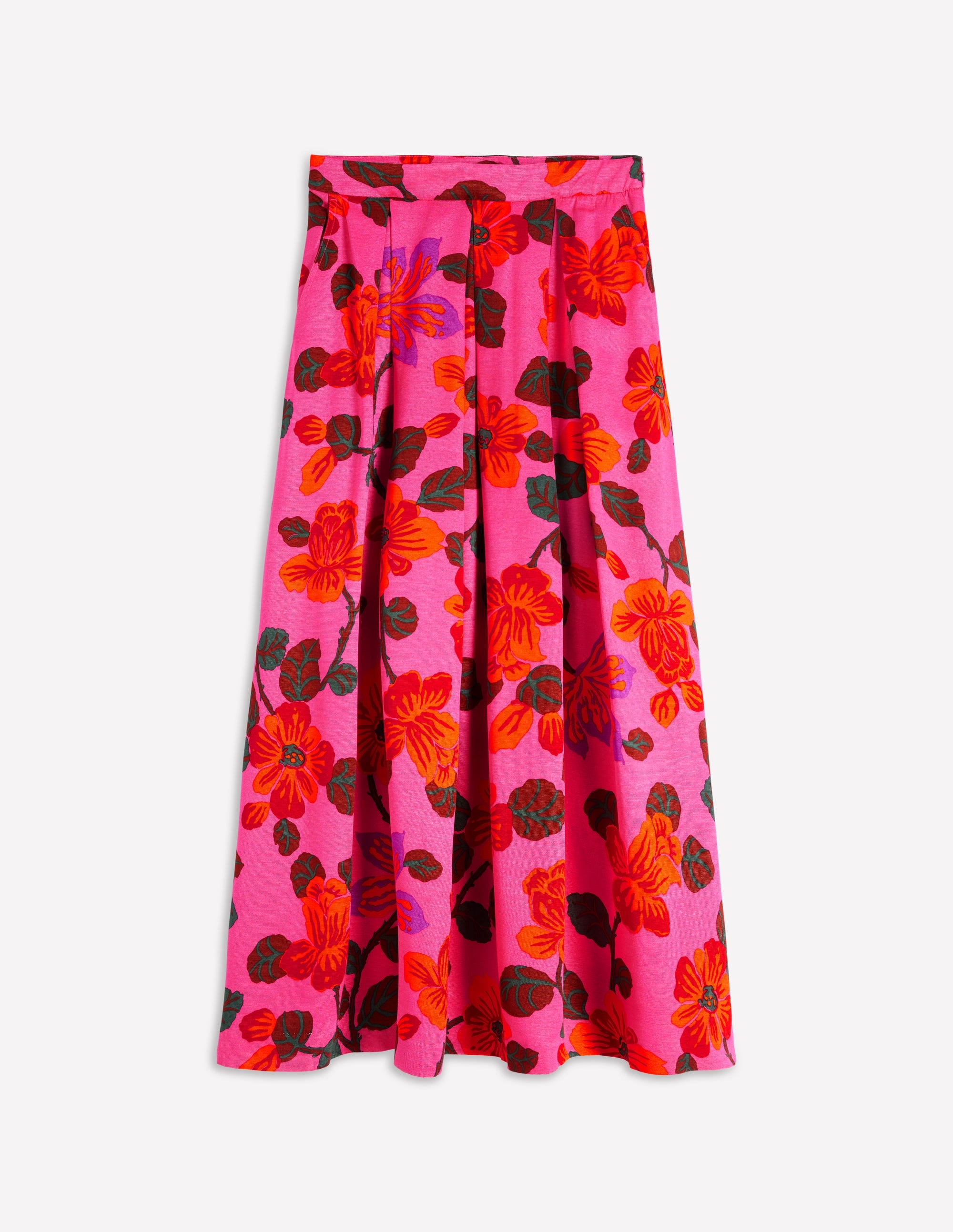 Verity Maxi Skirt-Pink, Elaborate Blossom - Image 8