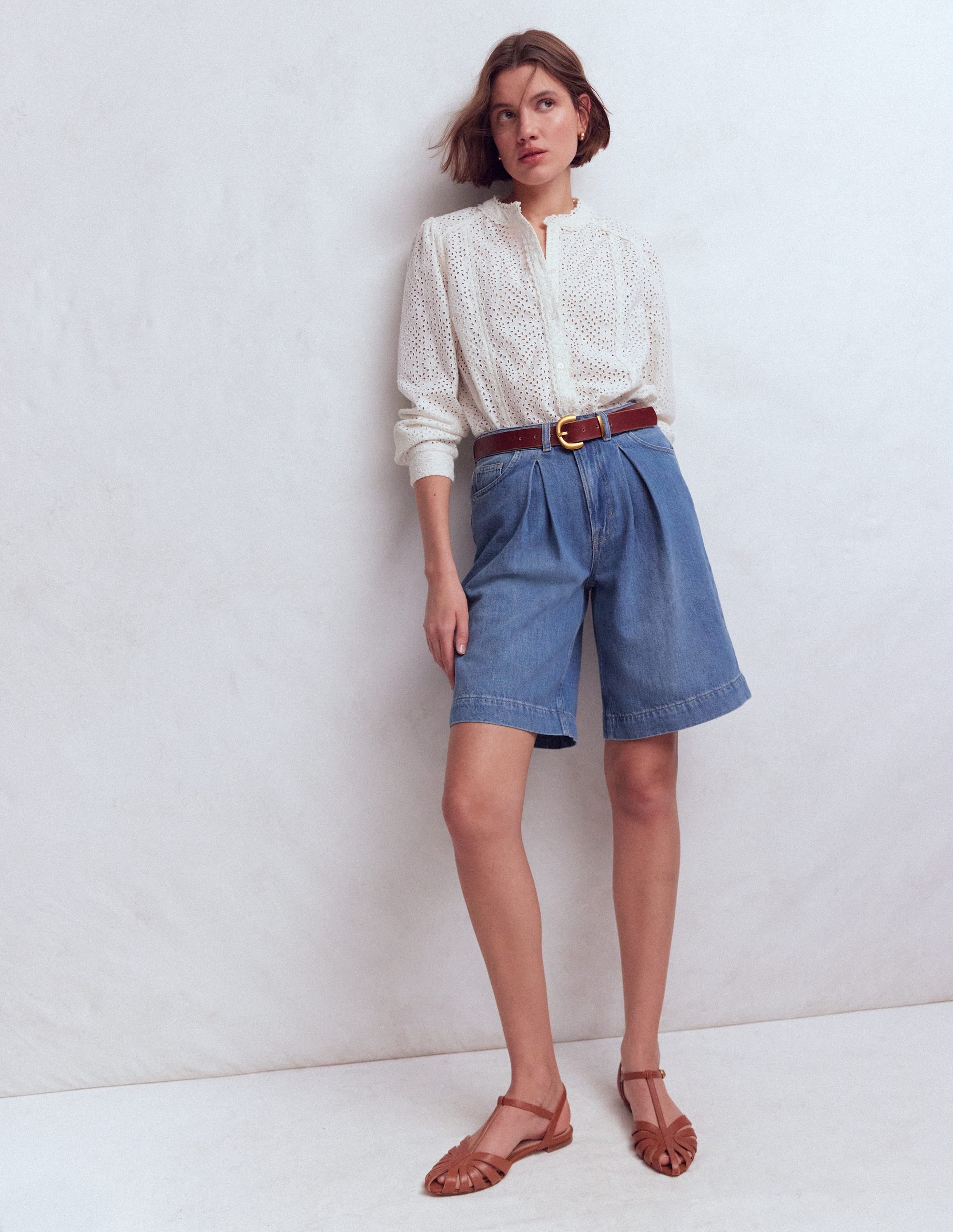 Denim Bermuda Short-Light Vintage - Image 1