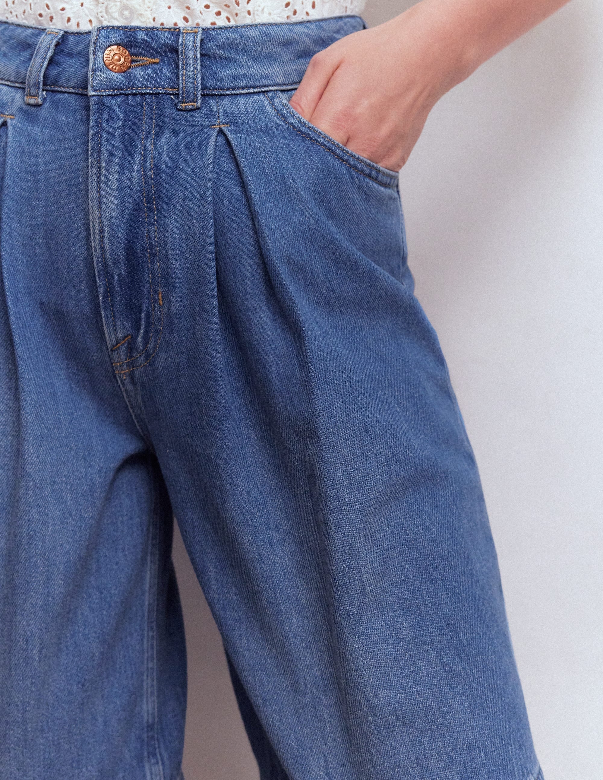 Denim Bermuda Short-Light Vintage - Image 2