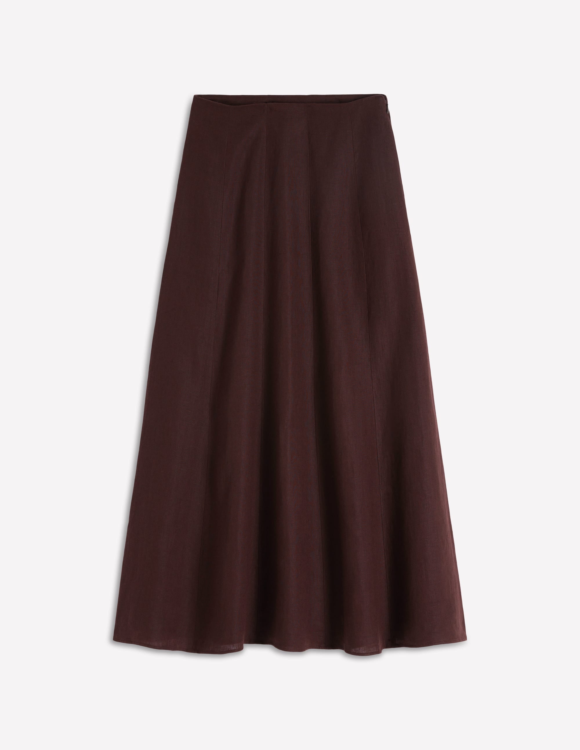 Miriam Linen Maxi Skirt-Bitter Chocolate - Image 8