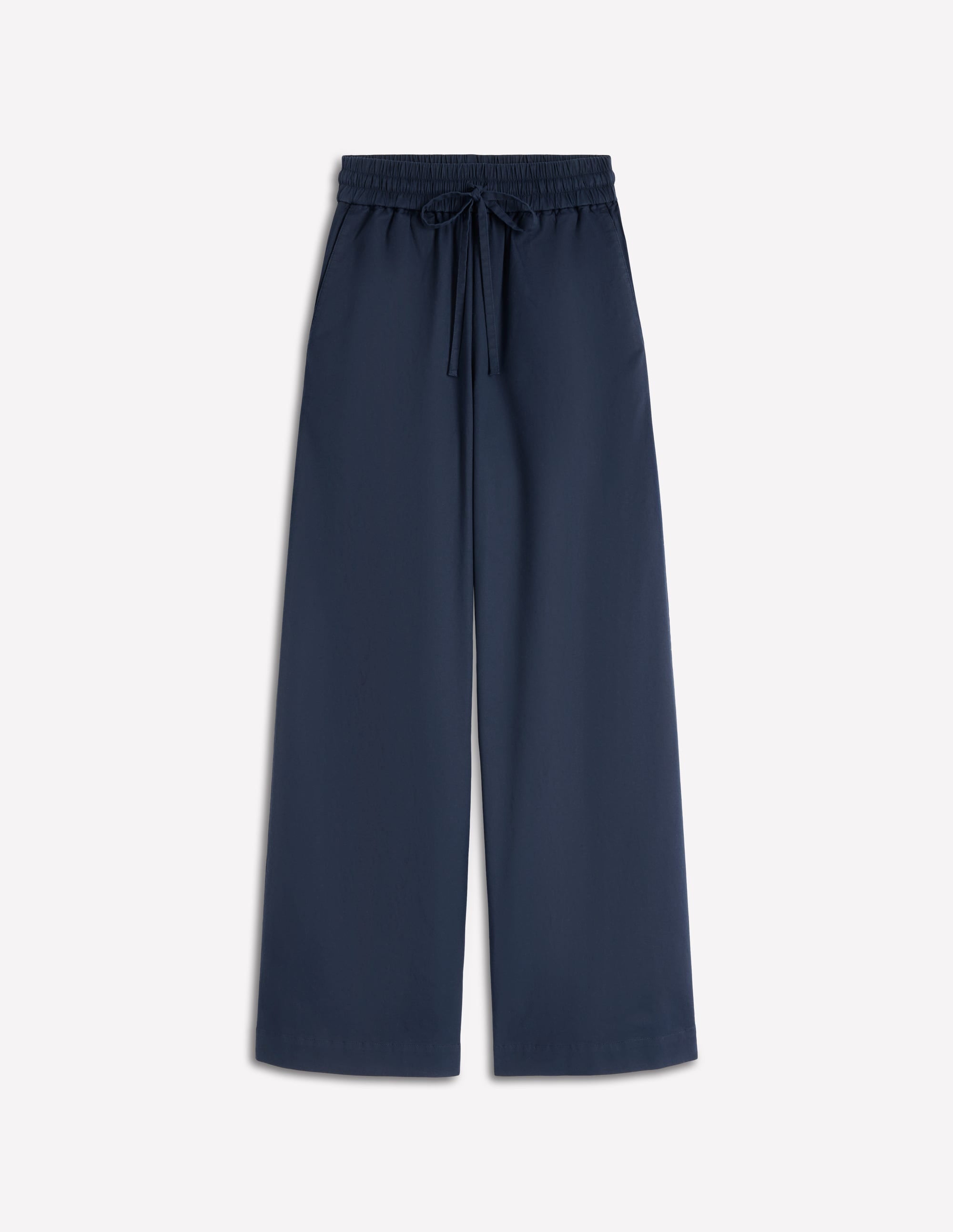 Greenwich Tie Waist Trousers-Navy - Image 5