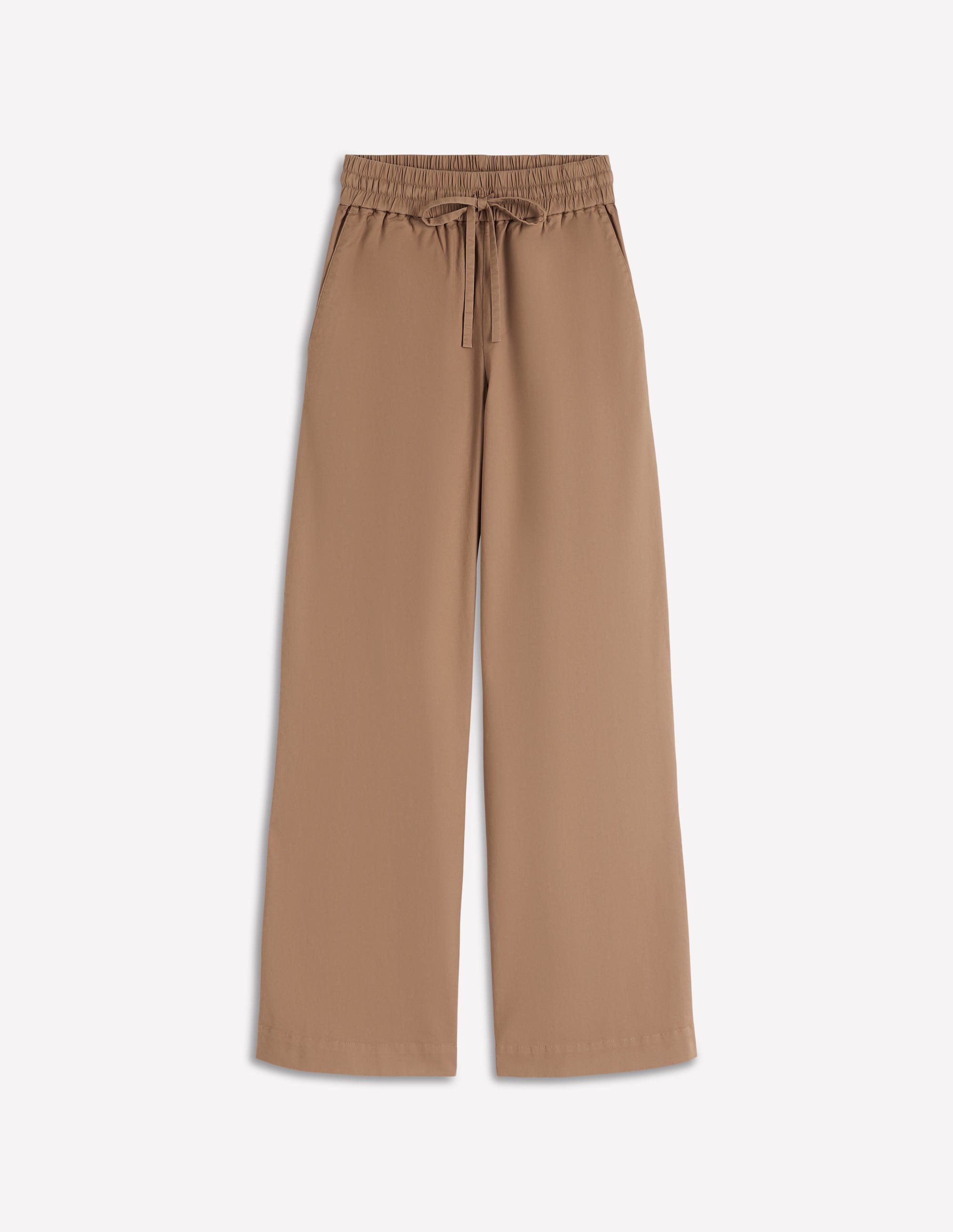 Greenwich Tie Waist Trousers-Cappuccino - Image 5