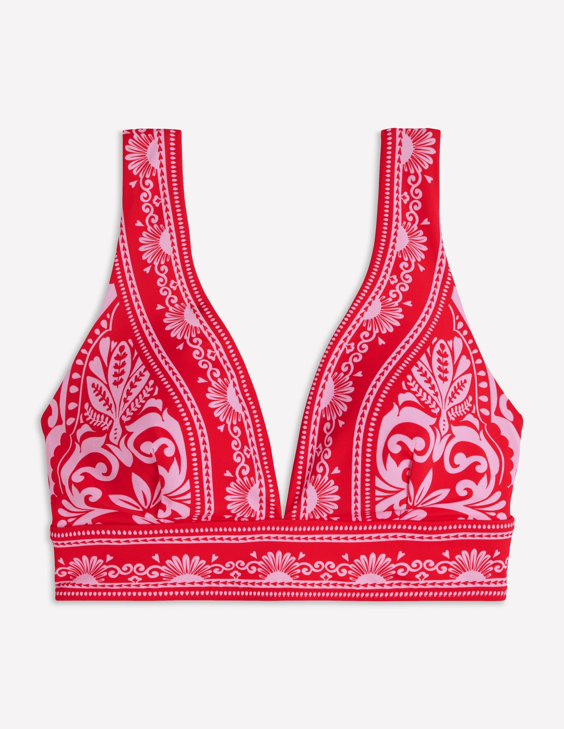 Porto Bikini Top-Red, Ornamental Garden-6