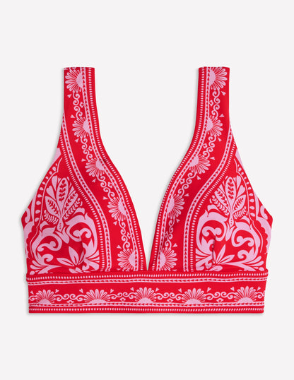 Porto Bikini Top-Red, Ornamental Garden-6