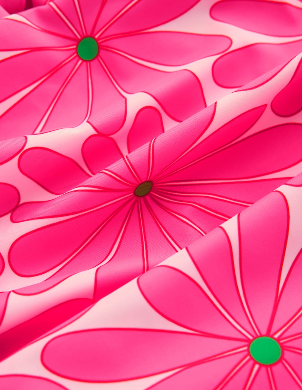 Mykonos Deep V Swimsuit-Sangria Sunset, Daisy Blossom - Image 8