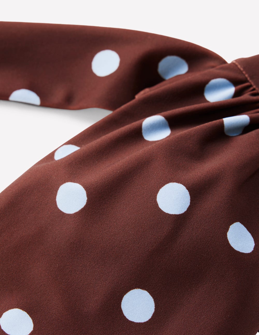 Kythira Ruched Bikini Top-Brown Spot-8