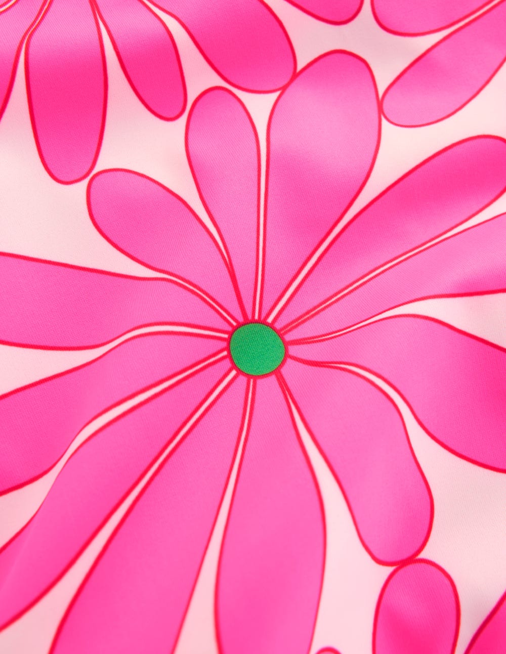 Rash Guard Swim Shorts-Sangria Sunset, Daisy Blossom-7