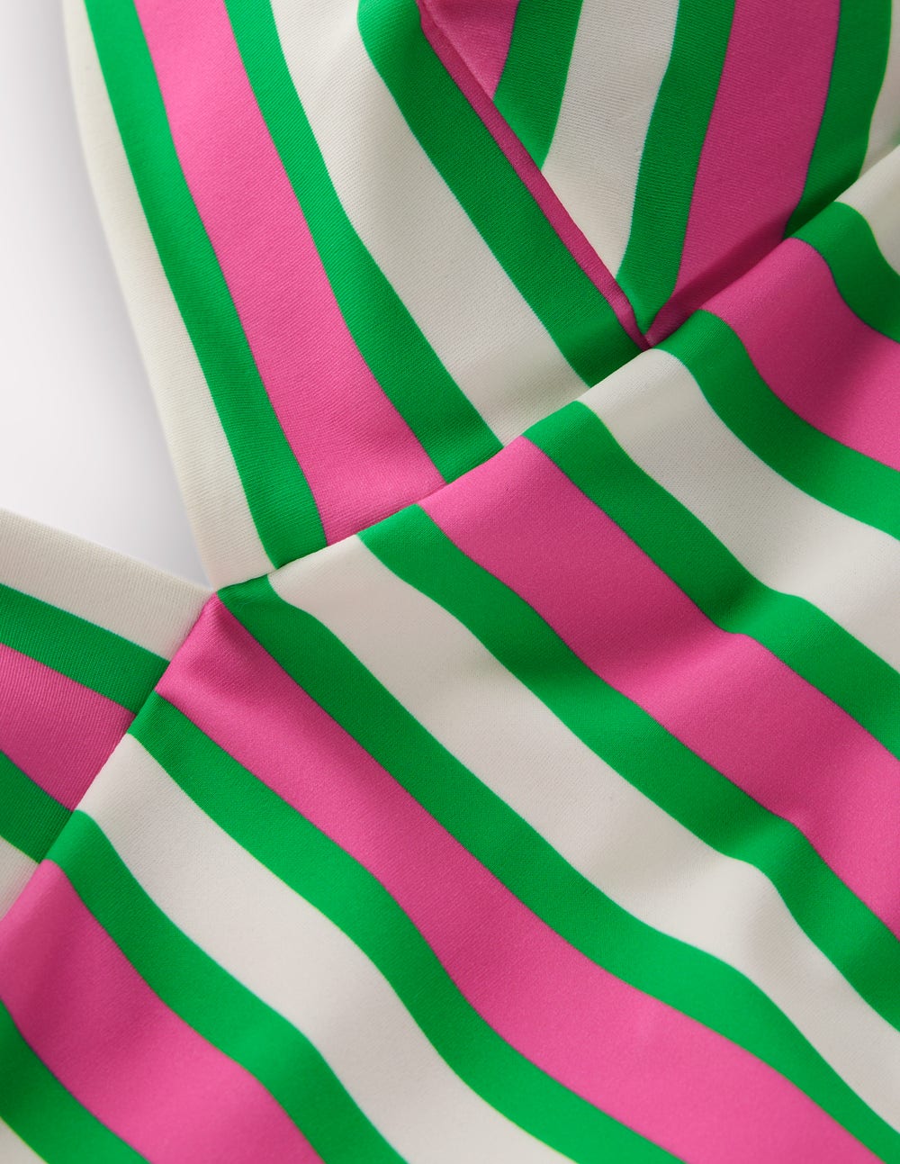 Arles Swimsuit-Pink, Green and White Stripe-8