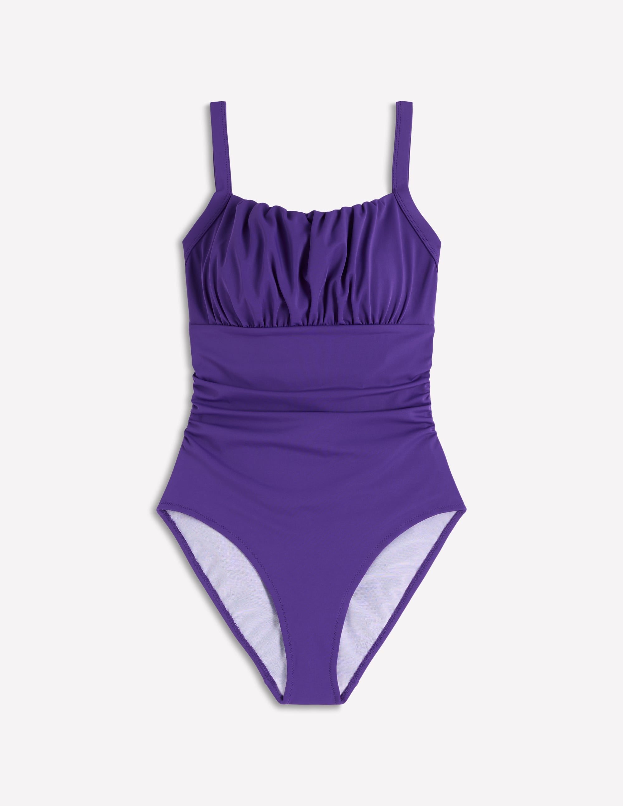 Skiathos Ruched Panel Swimsuit-Cobalt Blue - Image 6