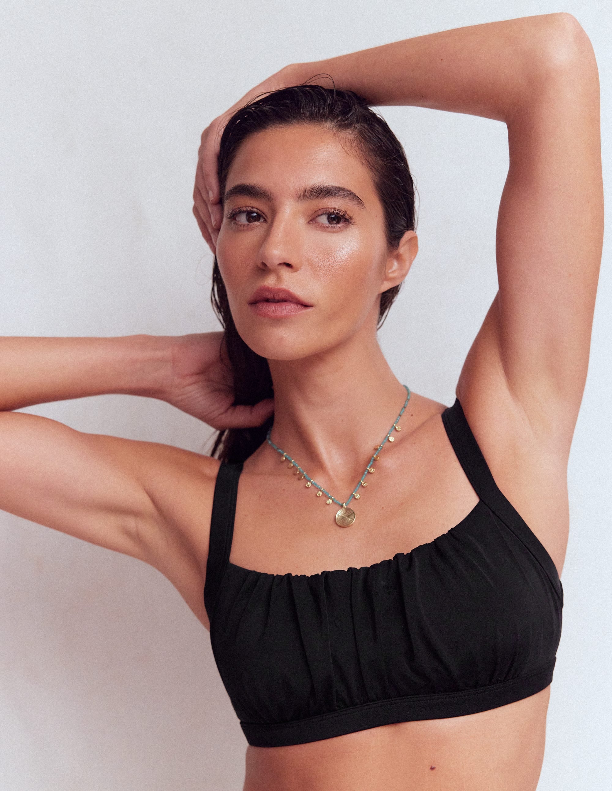 Skiathos Bikini Top-Black - Image 4