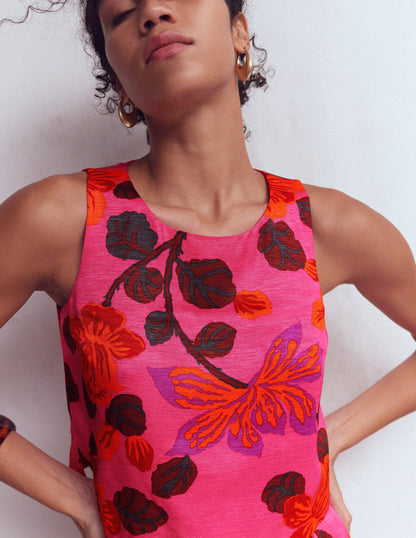 Occasion Shell Top-Multi, Elaborate Bloom-2