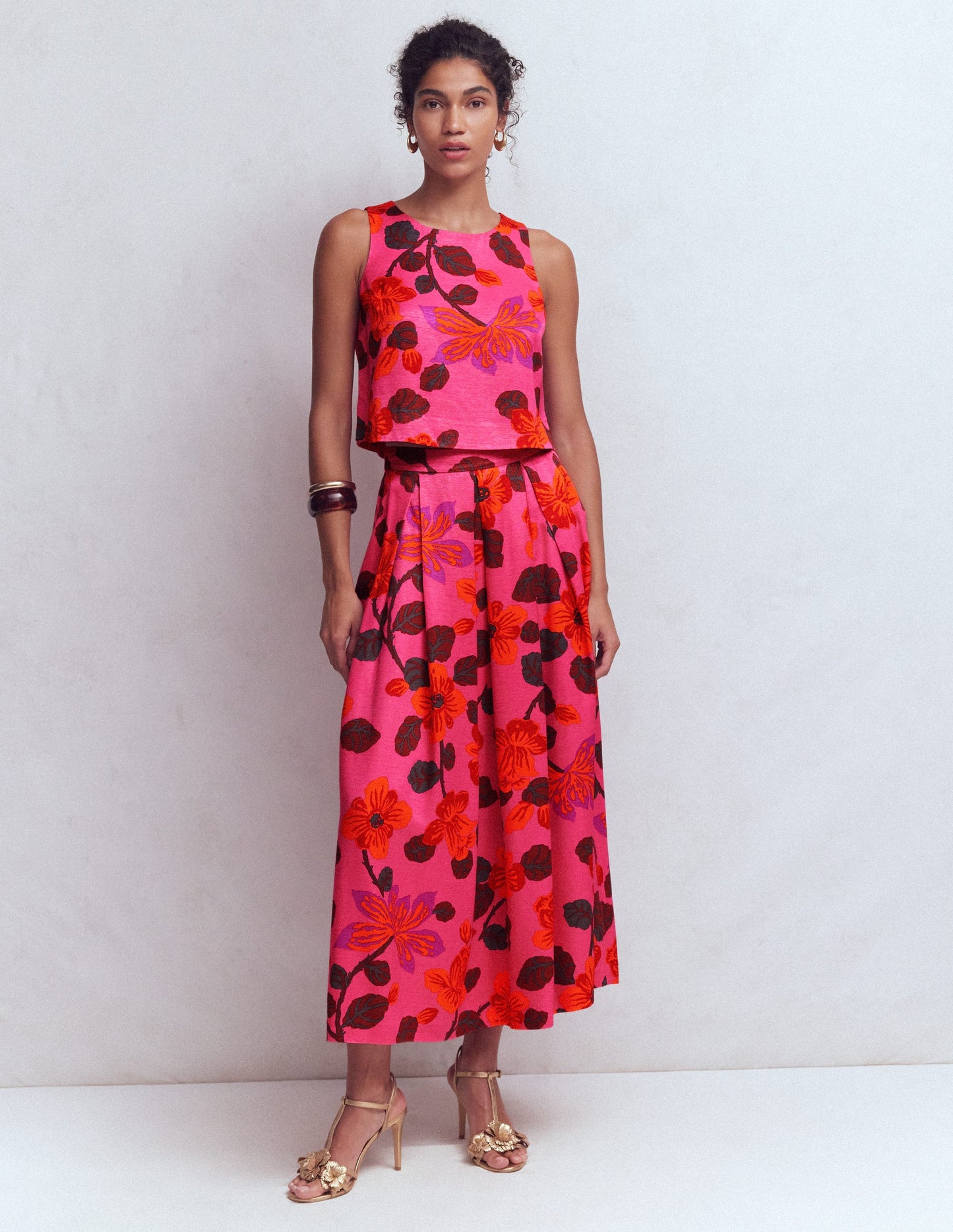 Occasion Shell Top-Multi, Elaborate Bloom