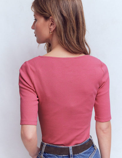 Short Sleeve Rib Henley-Malaga-3