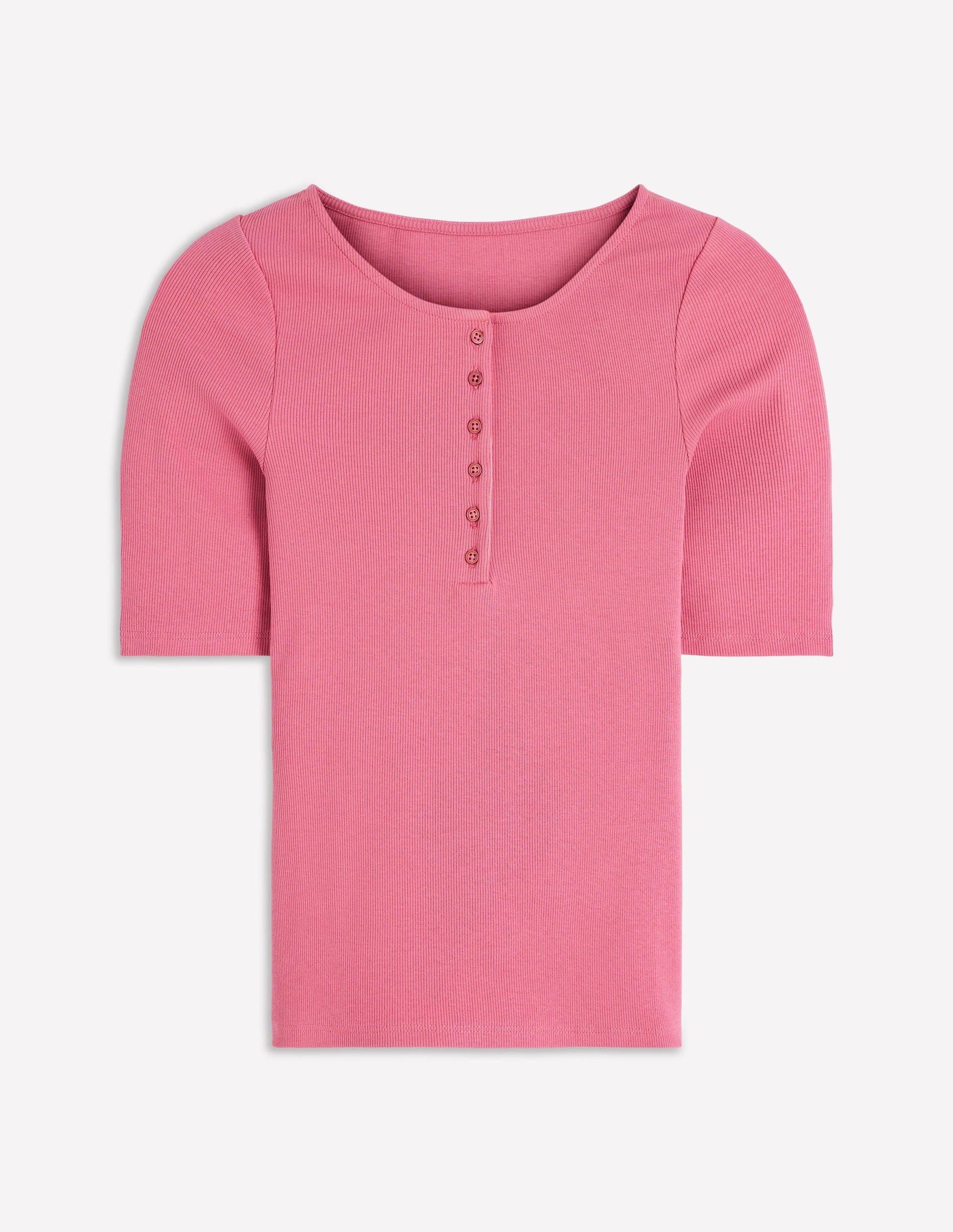 Short Sleeve Rib Henley-Malaga-5