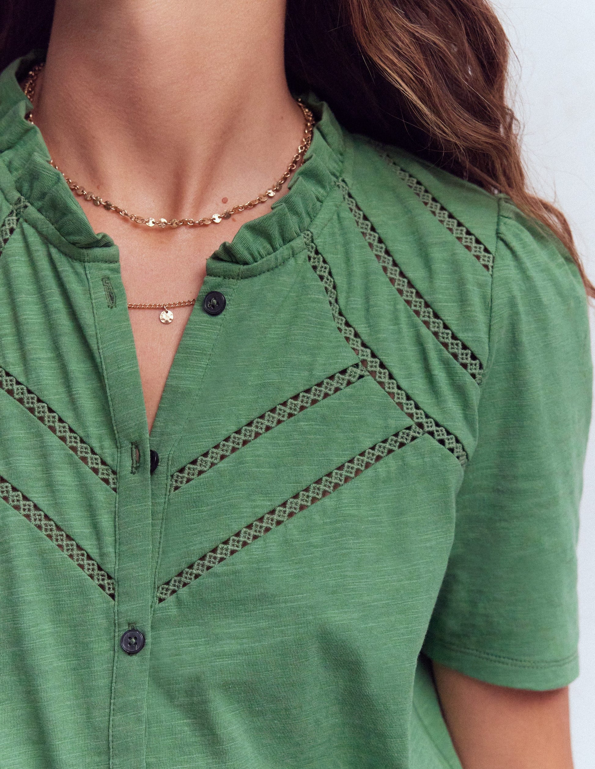 Bea Short Sleeve Shirt-Comfrey-2