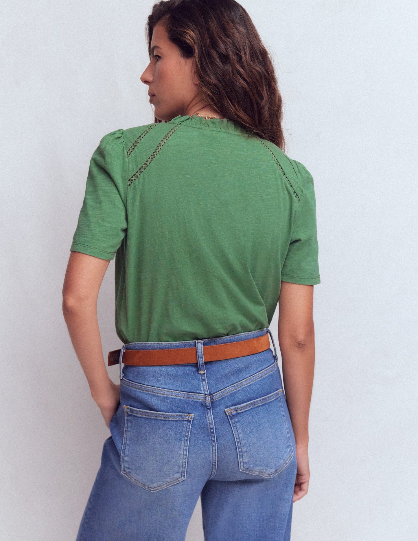 Bea Short Sleeve Shirt-Comfrey