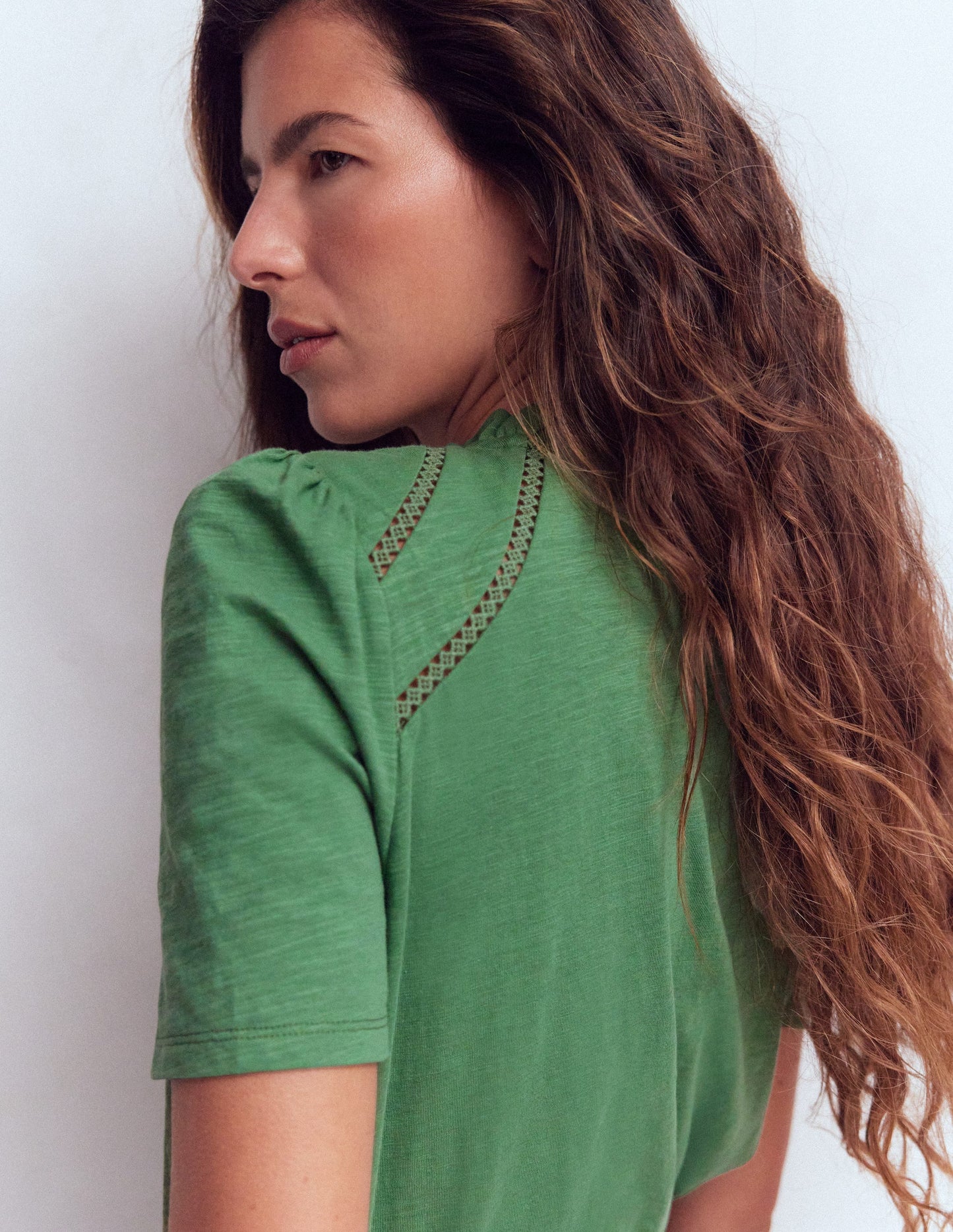 Bea Short Sleeve Shirt-Comfrey