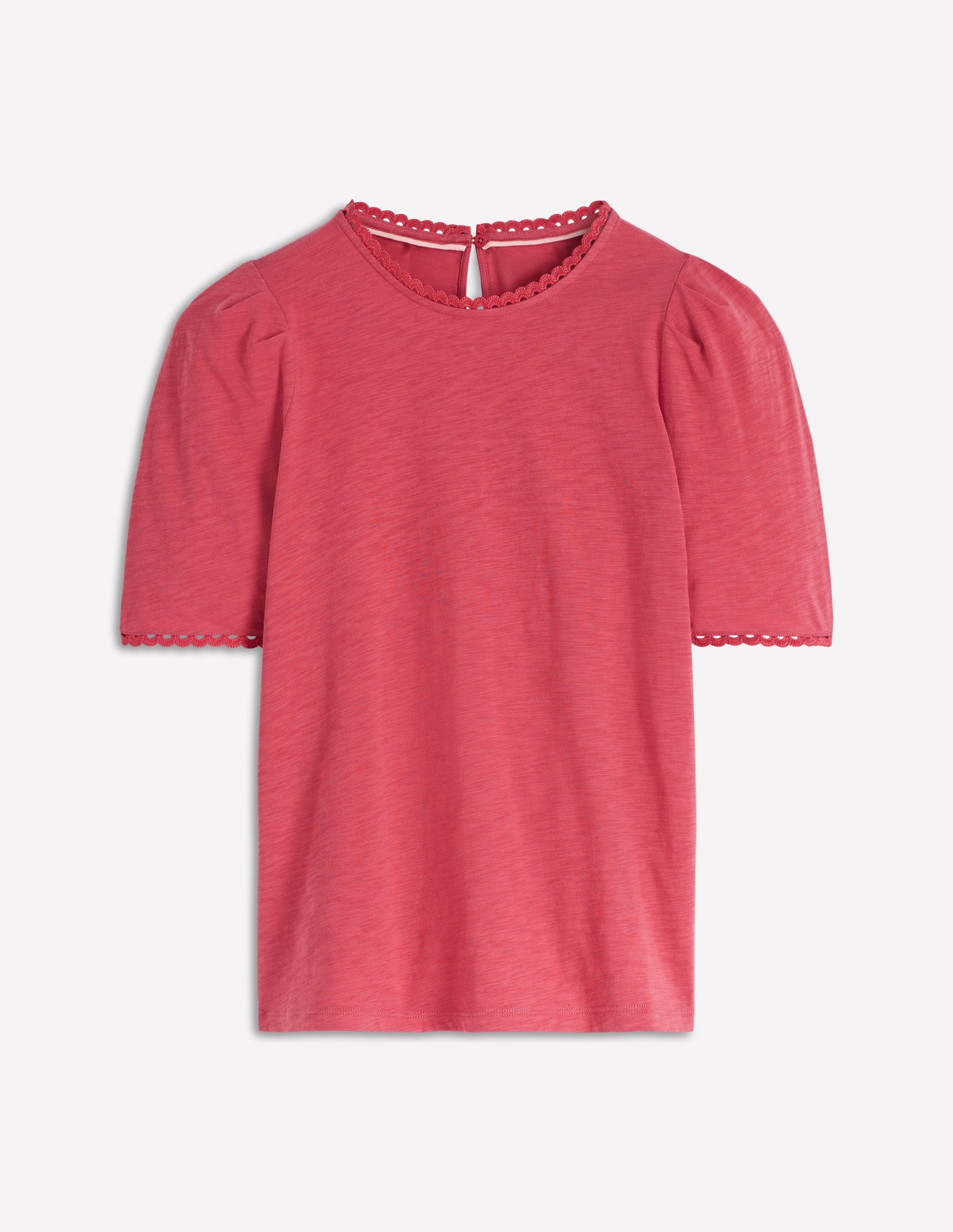 Ali Trim T-shirt-Hollyberry - Image 5