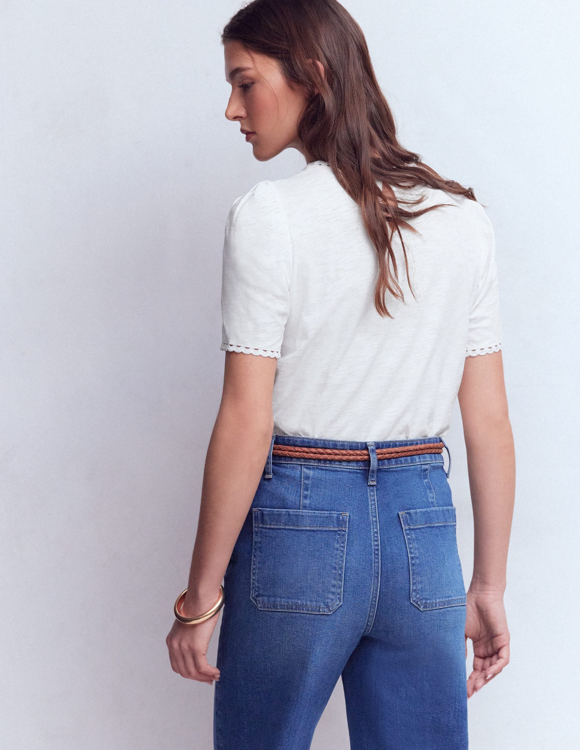 Ali Trim T-shirt-White - Image 3