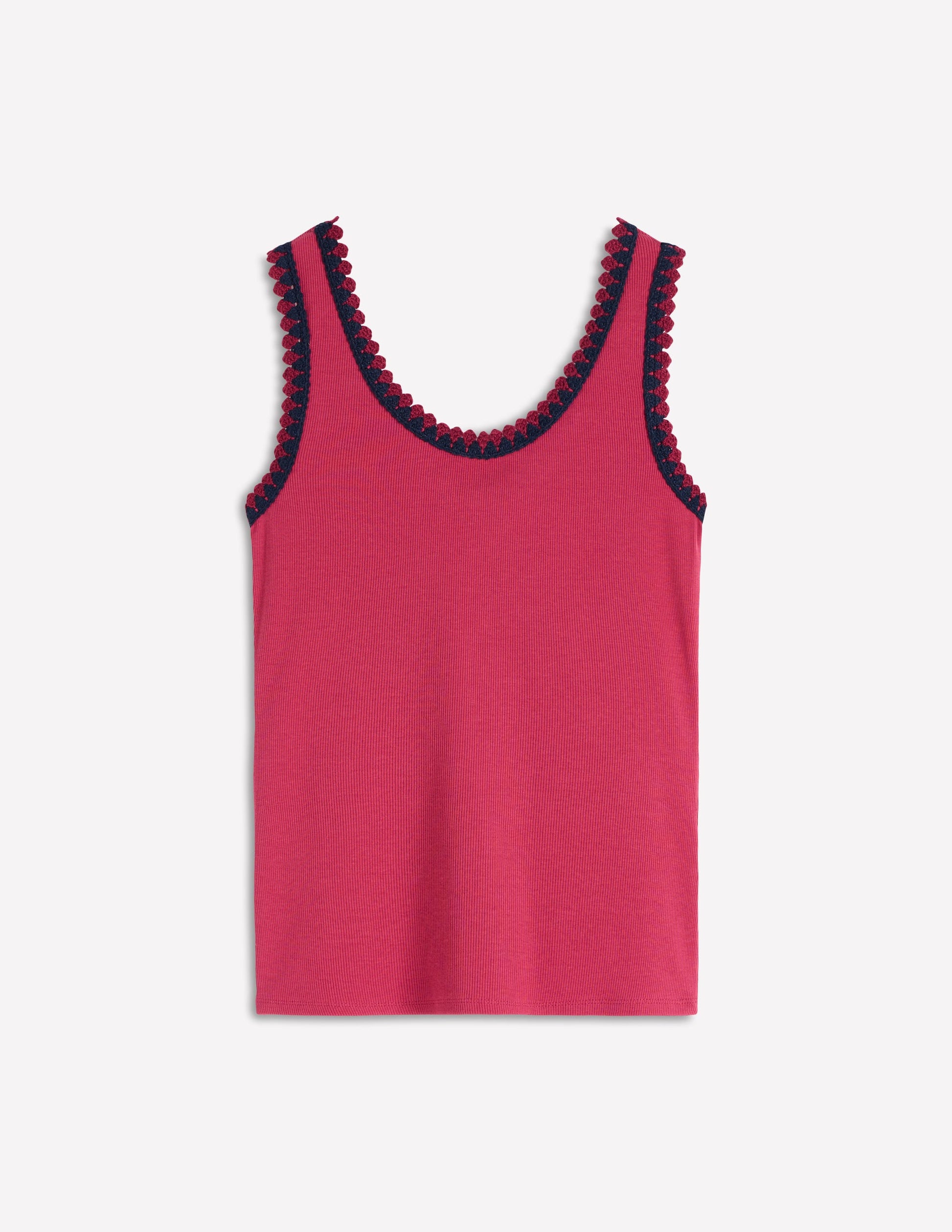 Maddie Trim Detail Vest-Terracotta Red-7