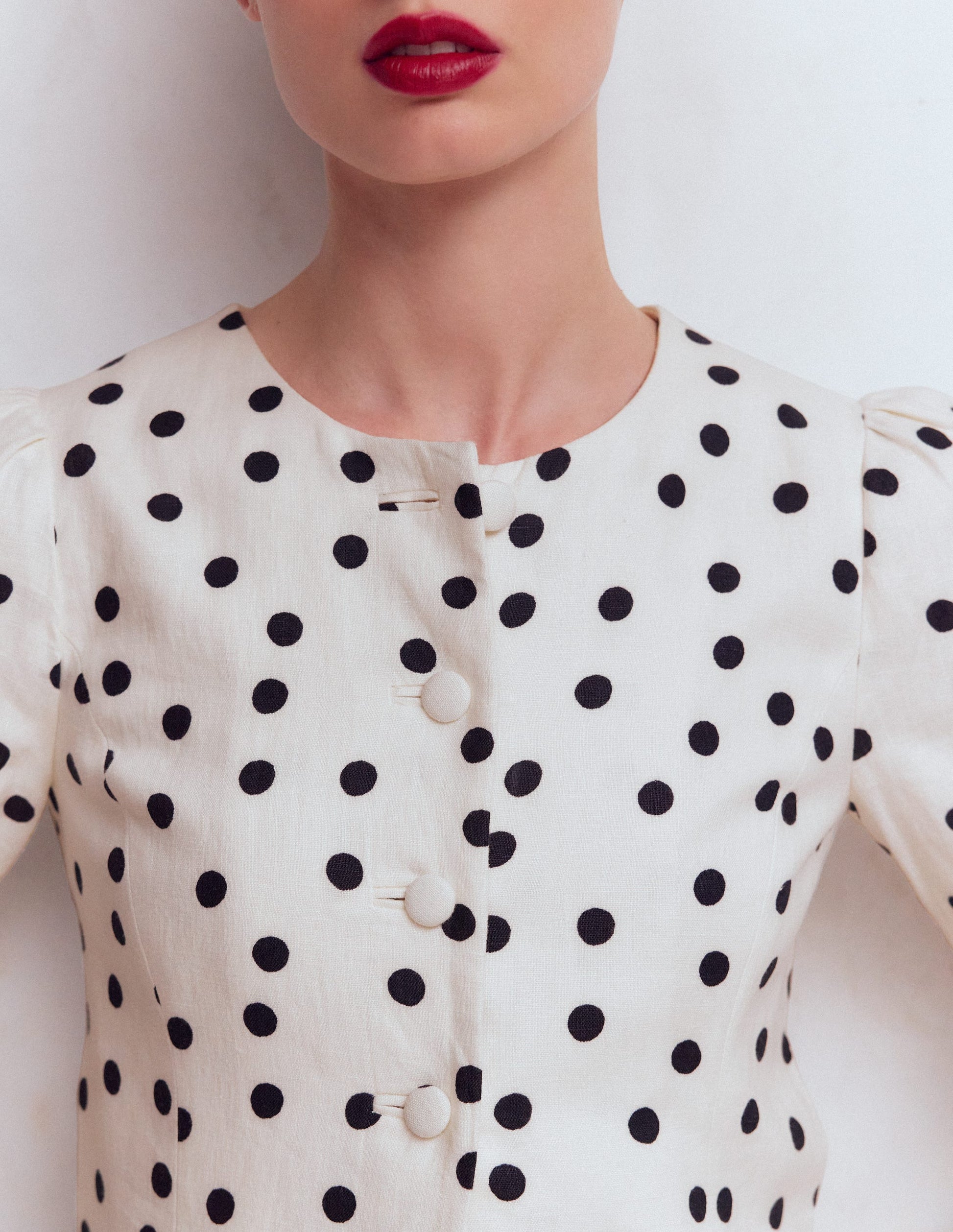 Salisbury Jacket-Ivory, Painted Dot-2