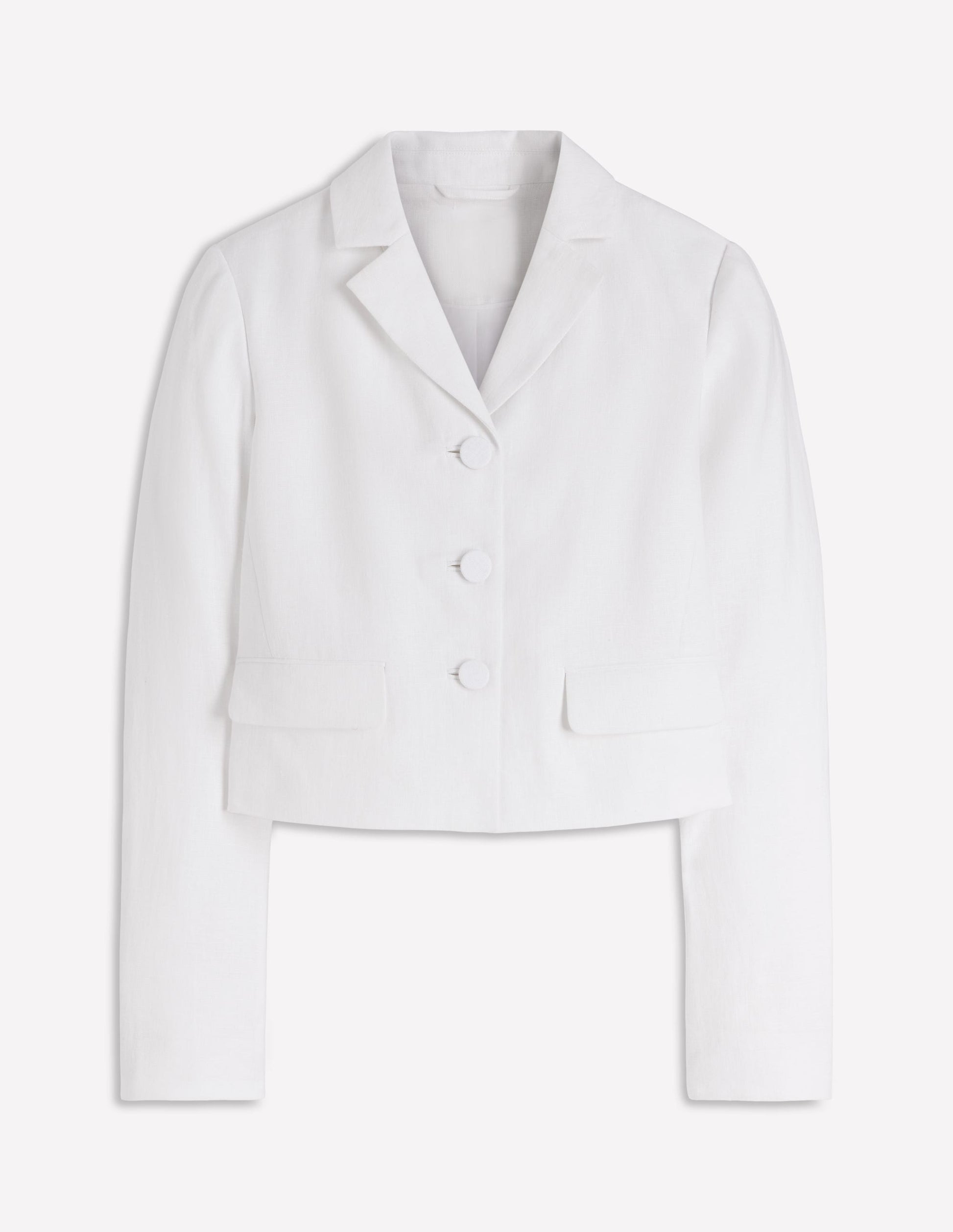 Dartmouth Linen Blazer-White-5