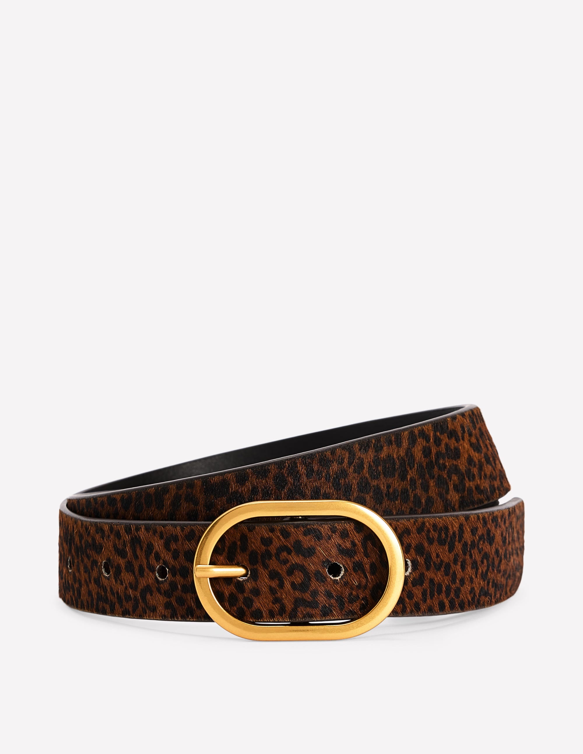 Classic Leather Belt-Mini Leopard - Image 1