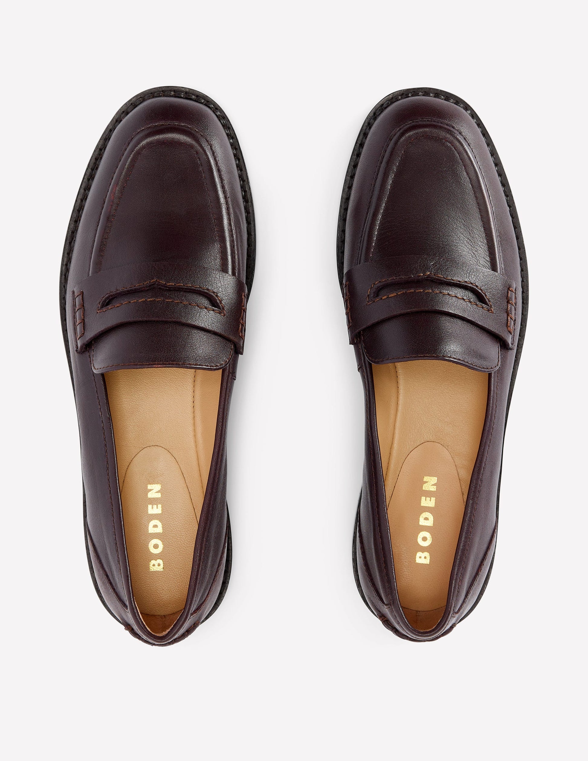 Nya Penny Loafers-Oxblood-6