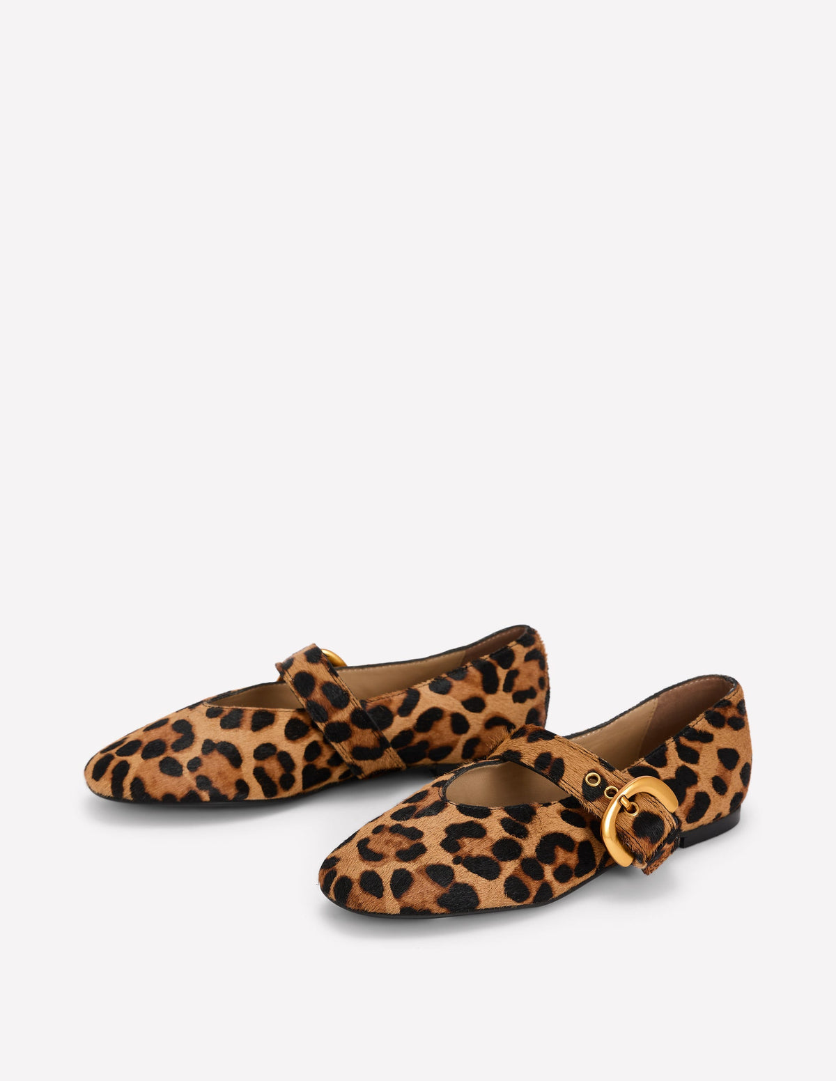 Kylie Flat Buckle Mary Janes-Classic Leopard-3