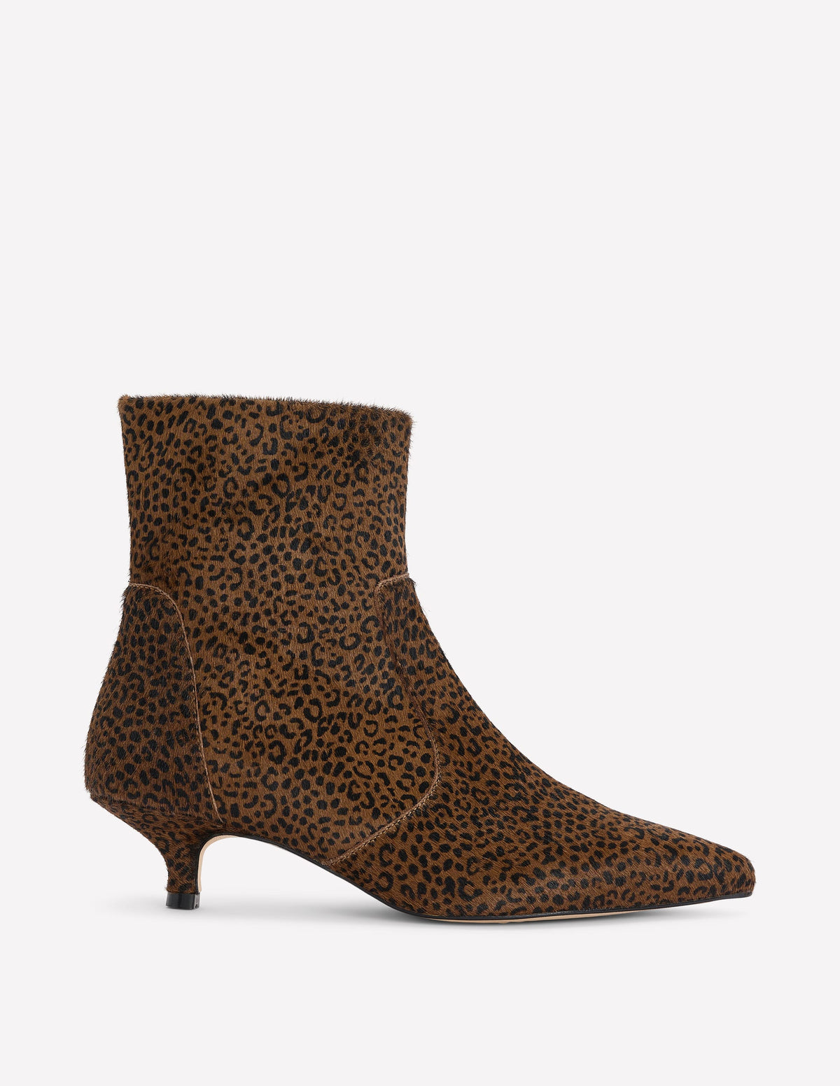 Isobel Kitten Heel Ankle Boots-Mini Leopard-1