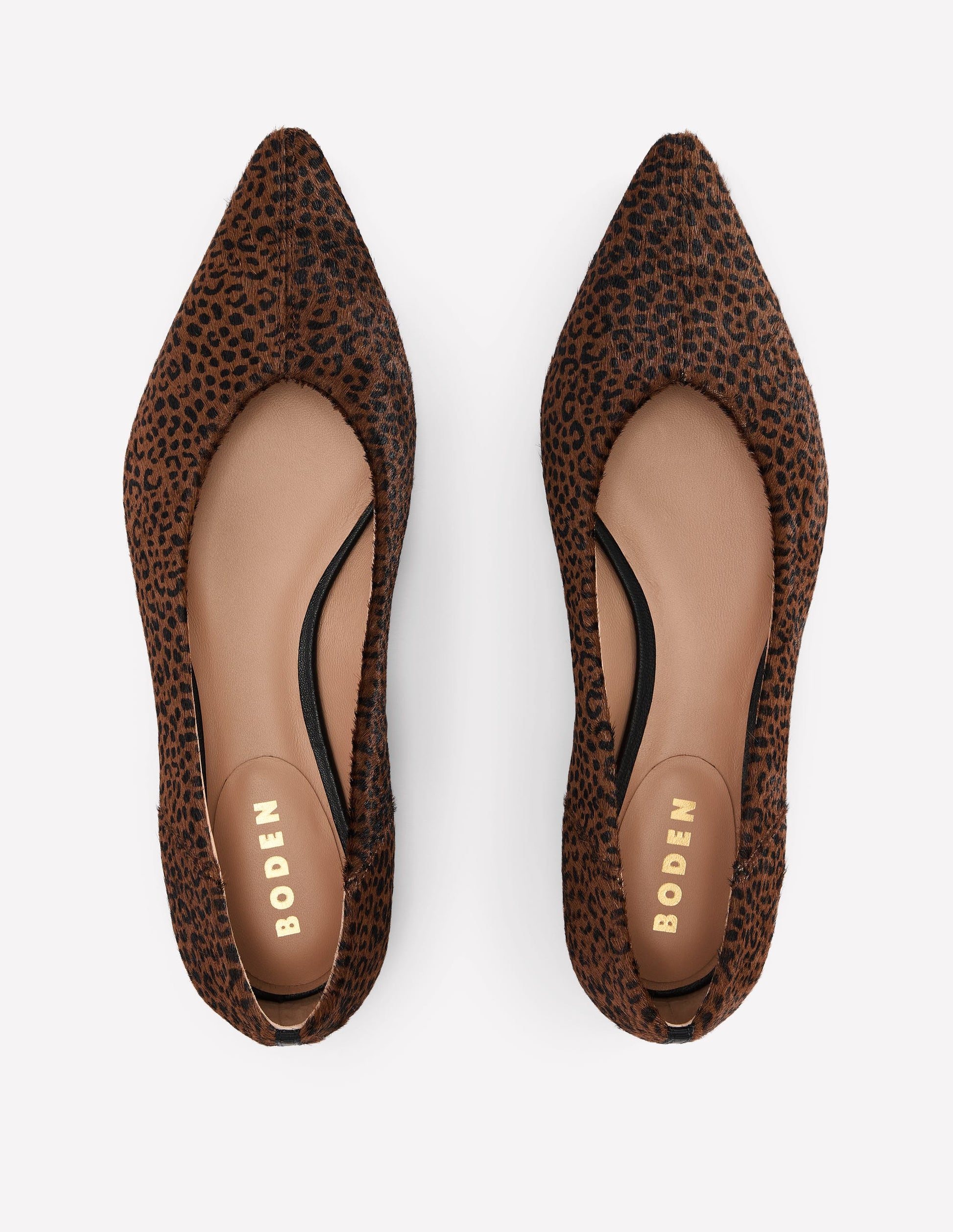 Nigella Pointed Toe Flats-Mini Leopard-5