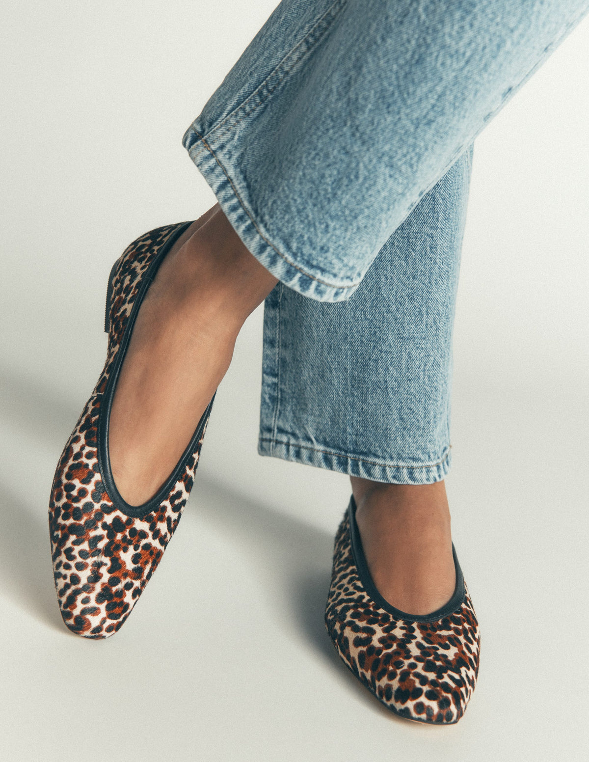 Nadia Flats-Black/Ivory - Image 2