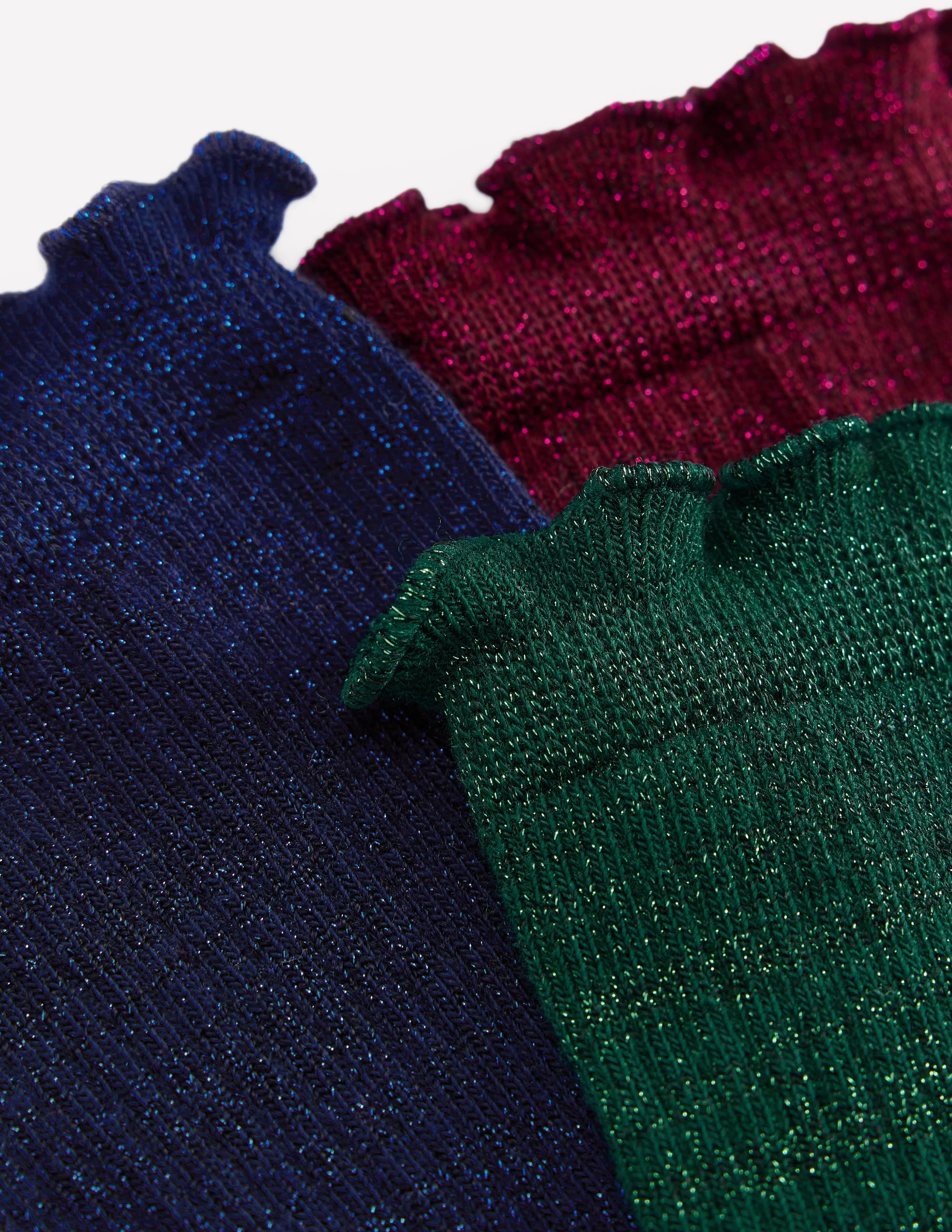 3-Pack Sparkle Socks-Multi - Image 3