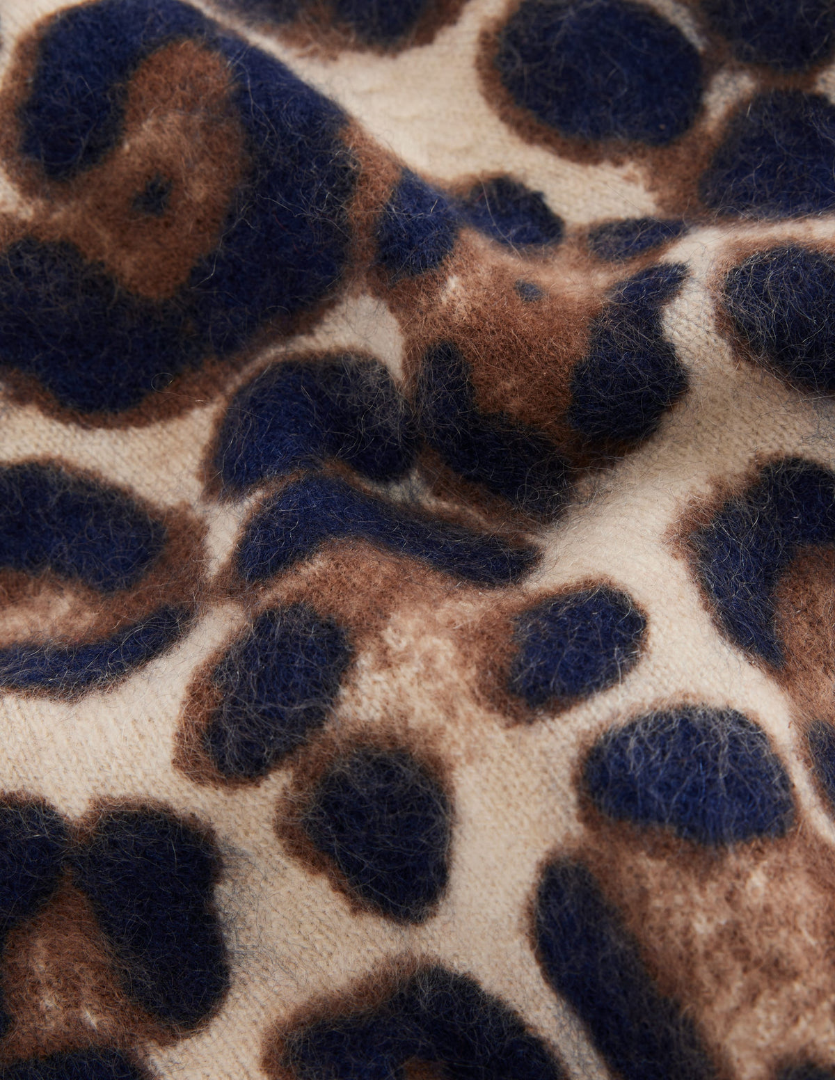 Brushed Cashmere Beanie-Leopard-3