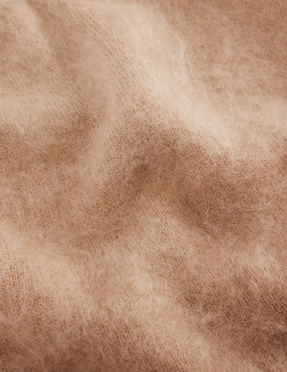 Brushed Cashmere Beanie-Camel-3