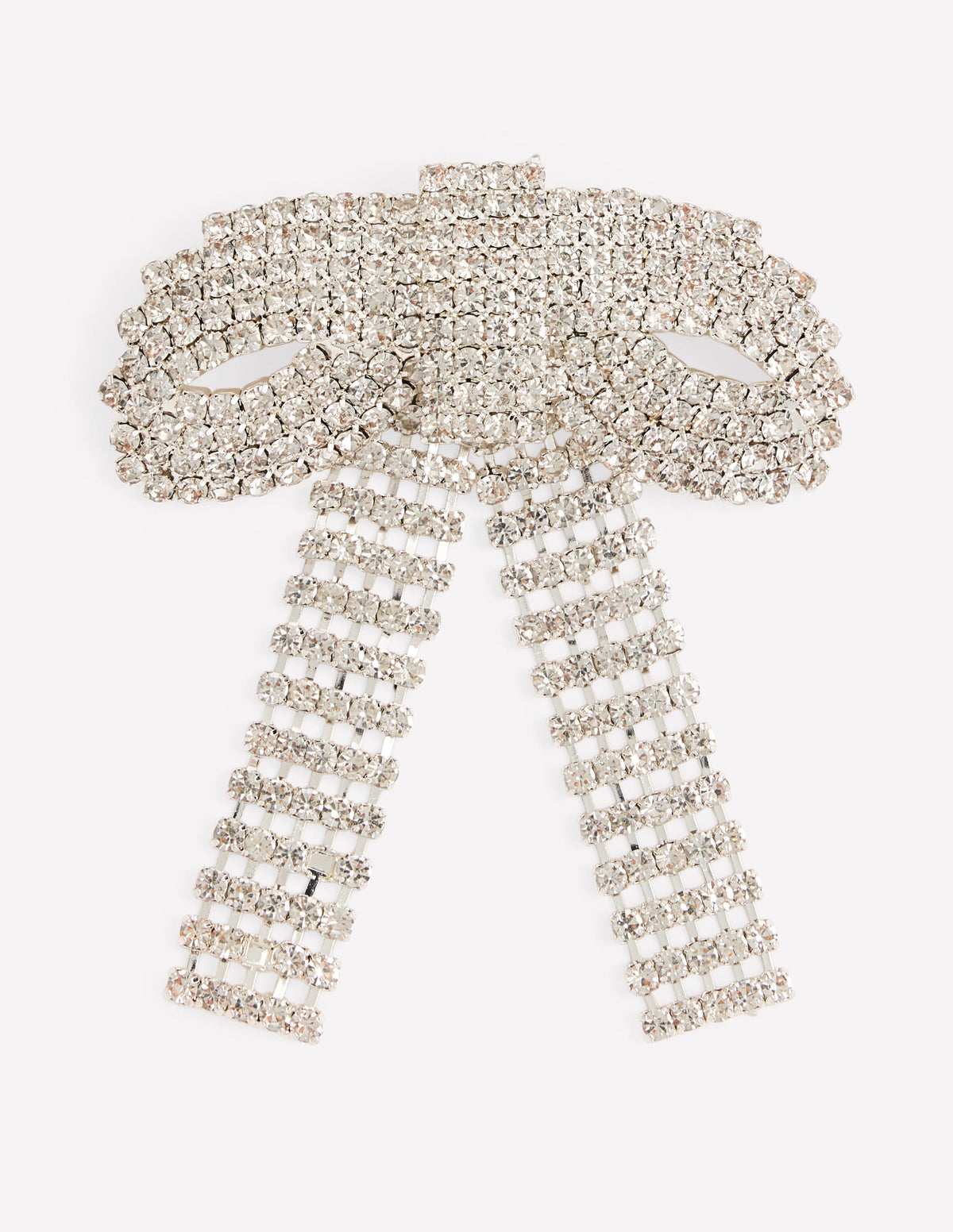 Sparkle Bow Brooch-Clear-1