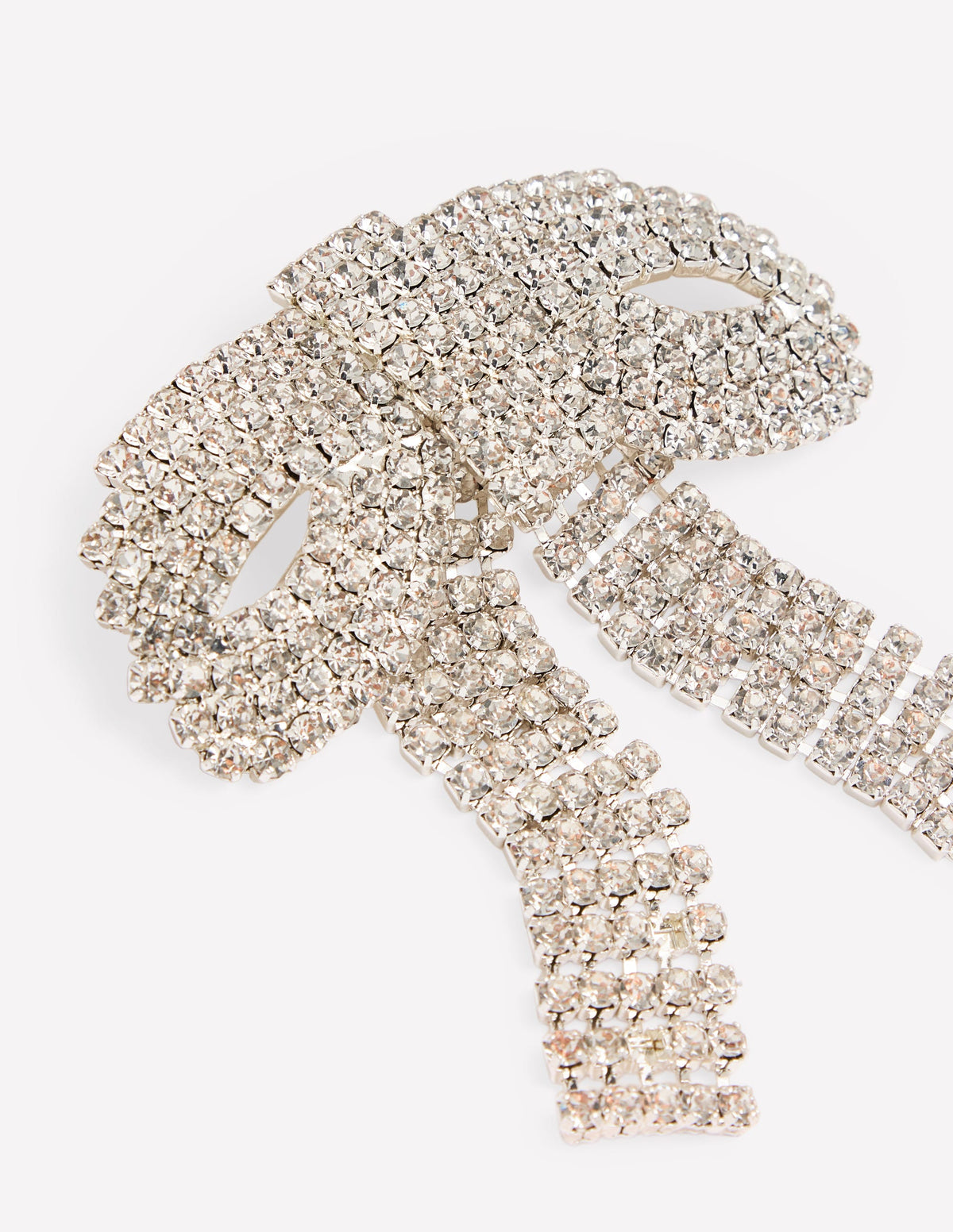Sparkle Bow Brooch-Clear - Image 4