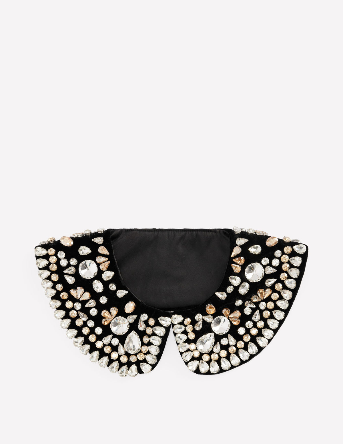 Embellished Collar-Black Sparkle - Image 1