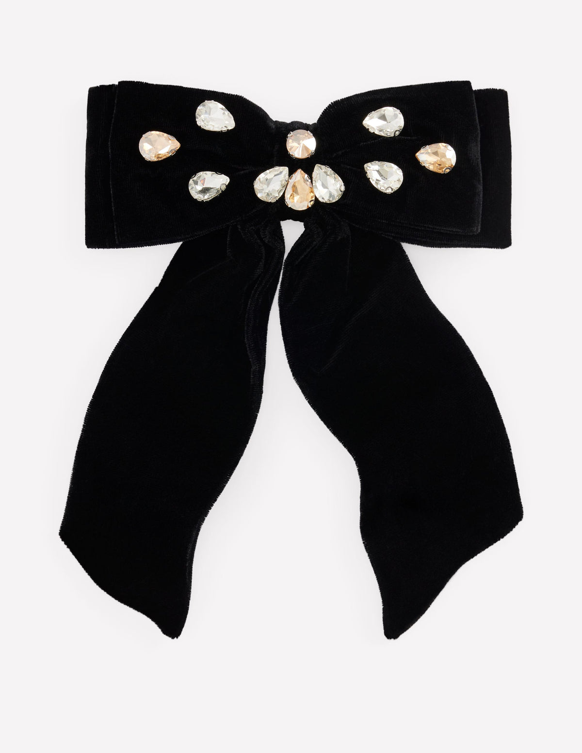 Embellished Bow-Black - Image 1