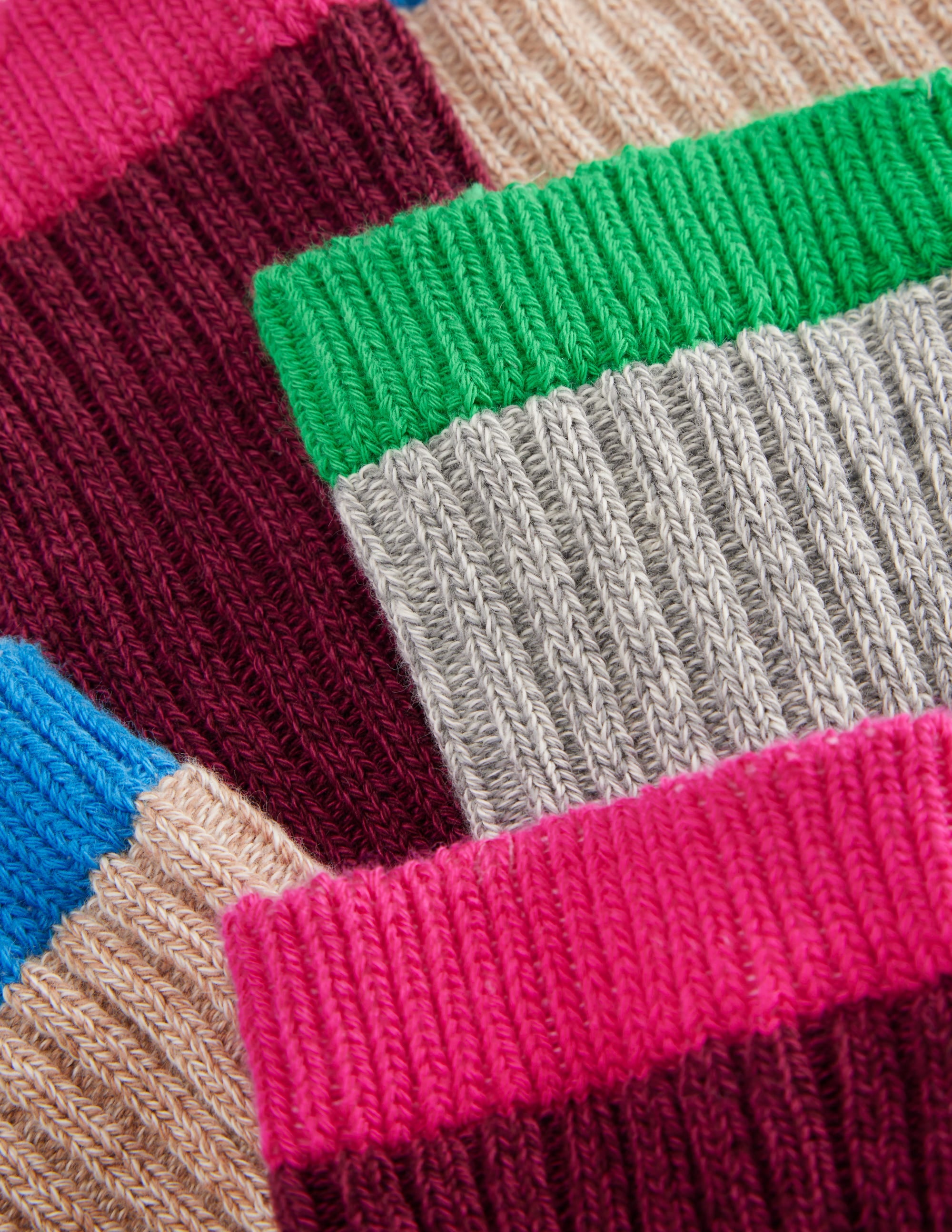 Short Ribbed Socks-Multi - Image 3