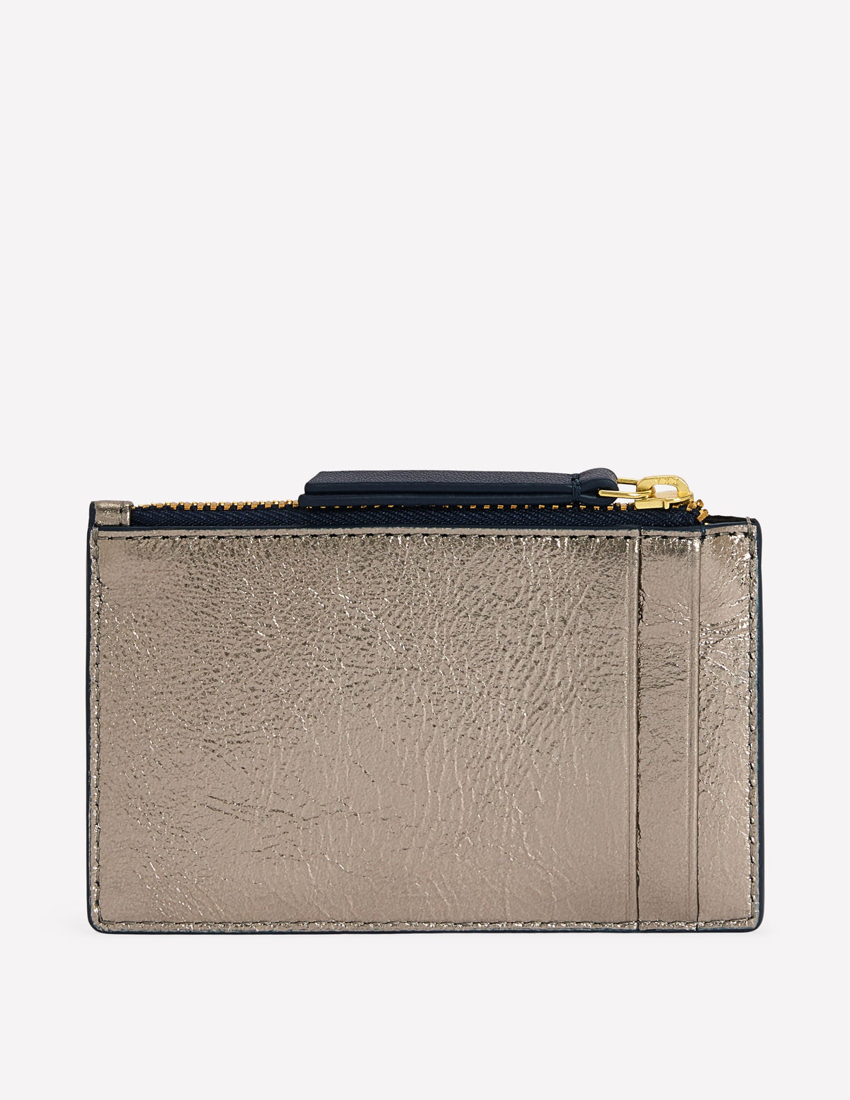 Leather Card Holder-Gold - Image 2