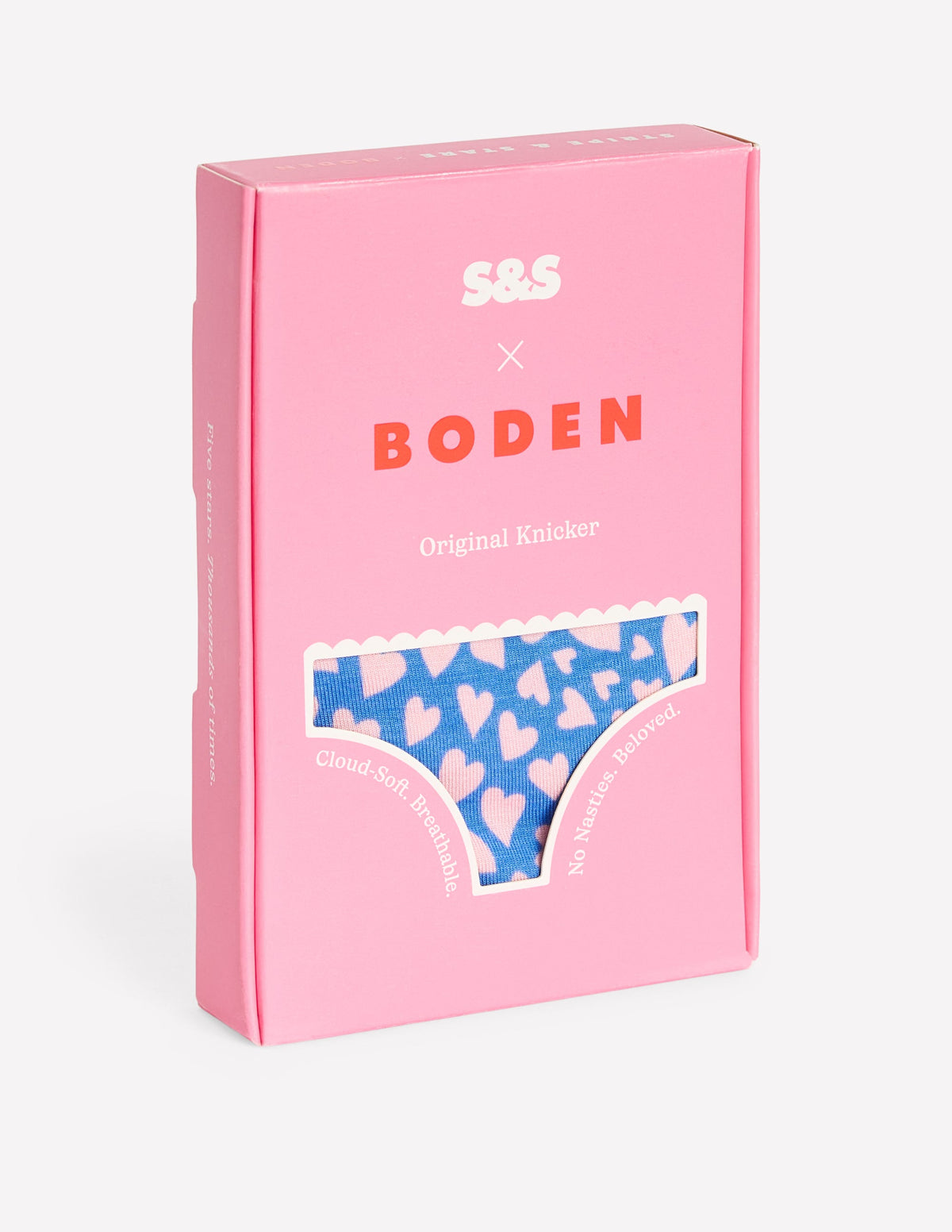 Stripe & Stare Single Knickers-Heart-2