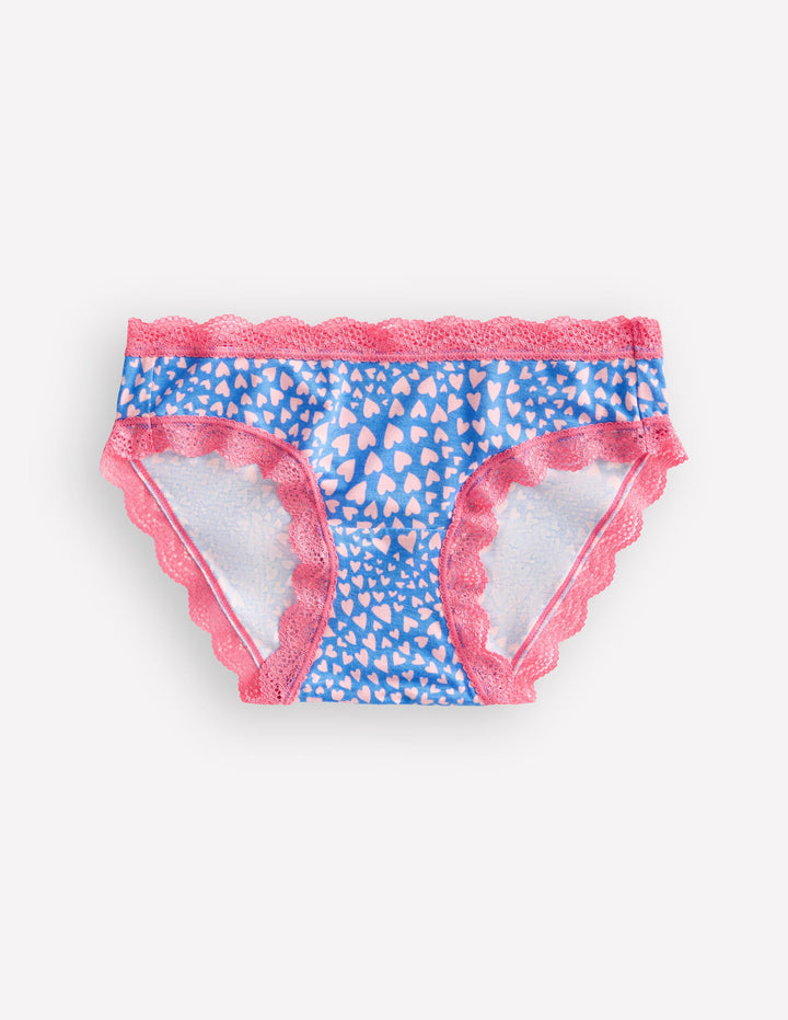 Stripe & Stare Single Knickers-Heart