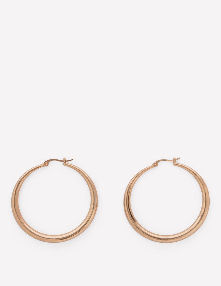 Classic Large Hoops-Gold