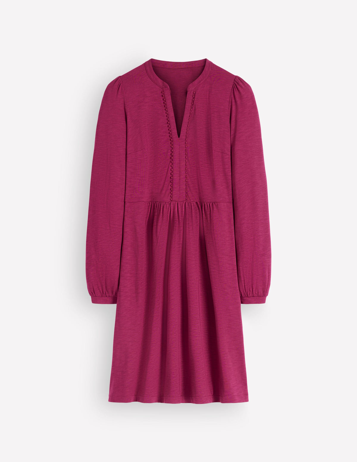 Naomi Relaxed Jersey Dress-Beet Red - Image 5